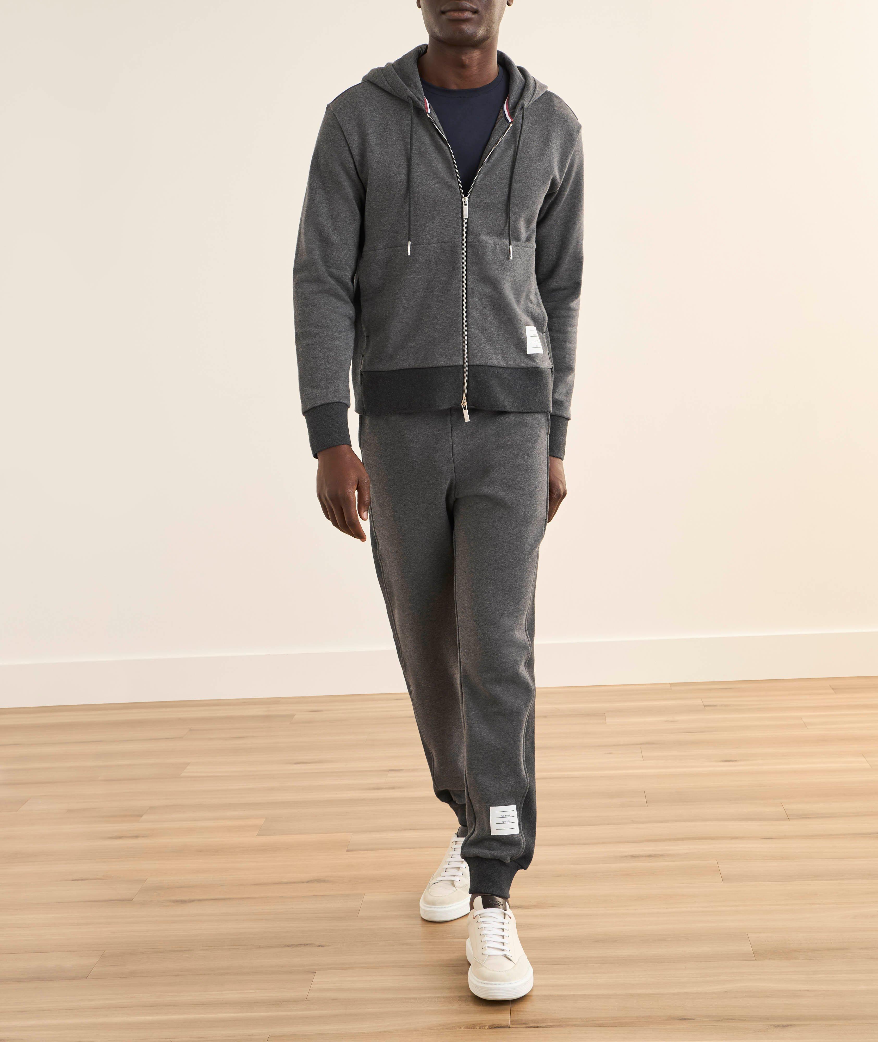4-Bar Loopback Hooded Sweater image 4