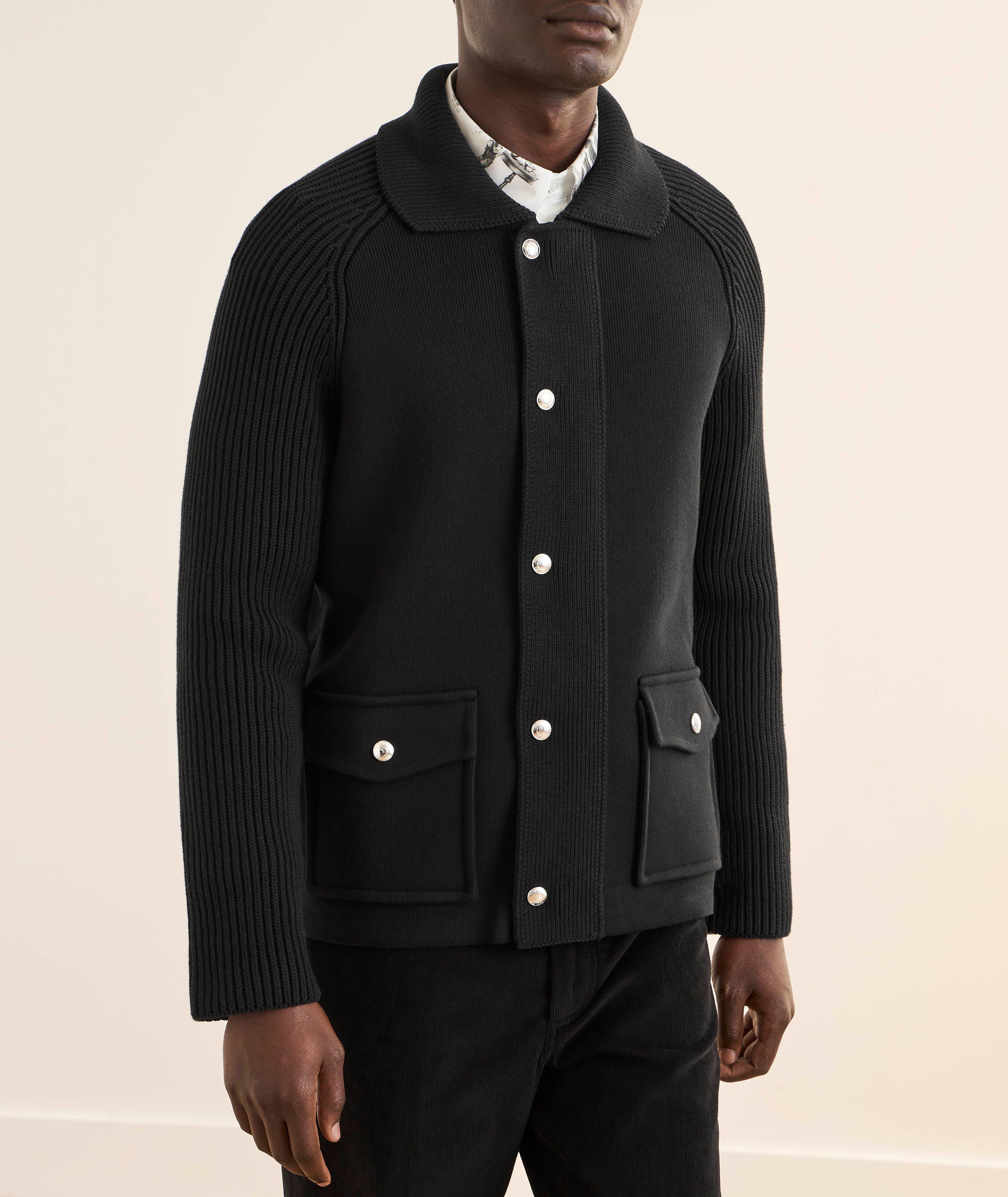 Veston coton-cachemire tricoter image 1