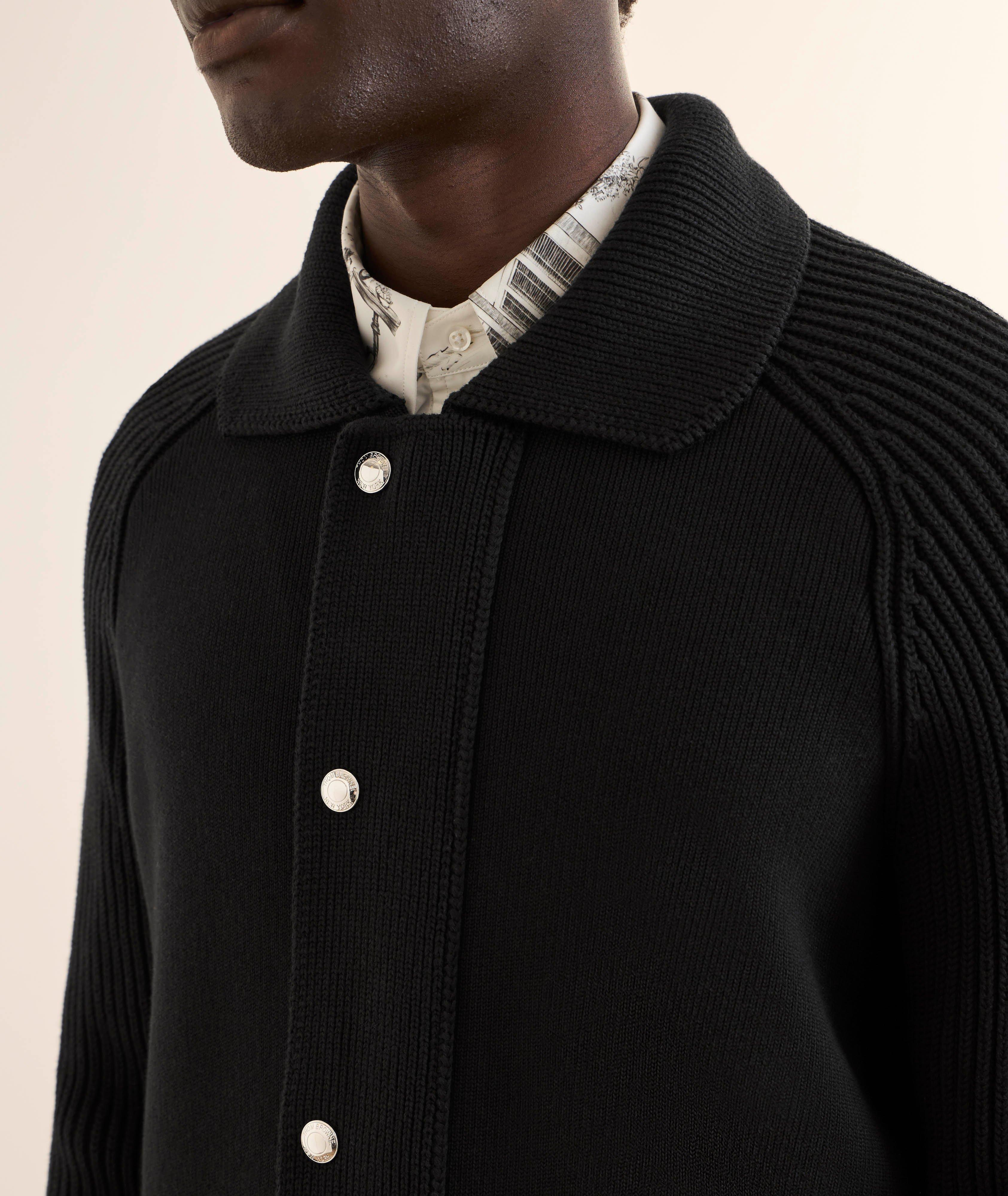 Veston coton-cachemire tricoter image 3