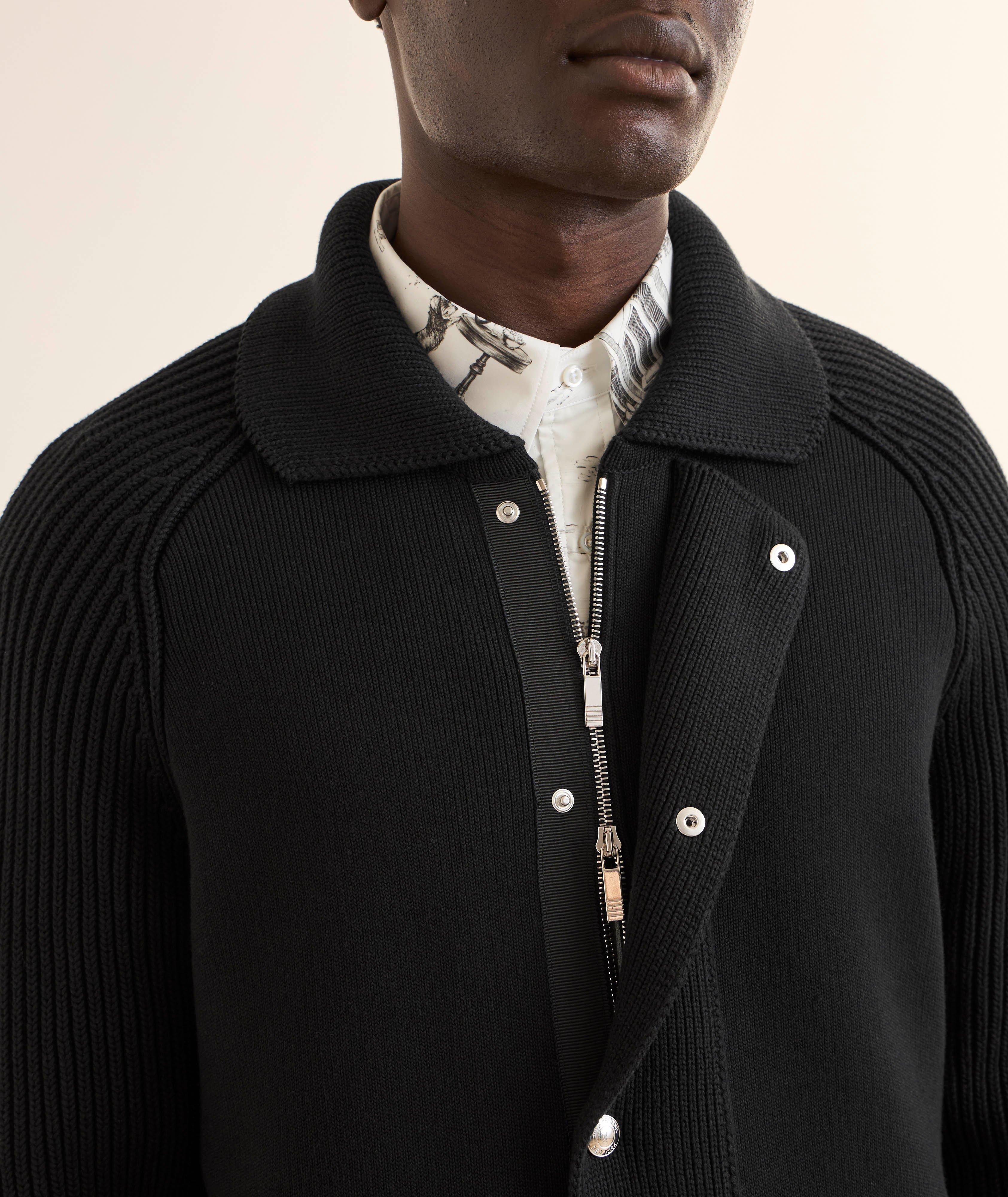 Veston coton-cachemire tricoter image 4