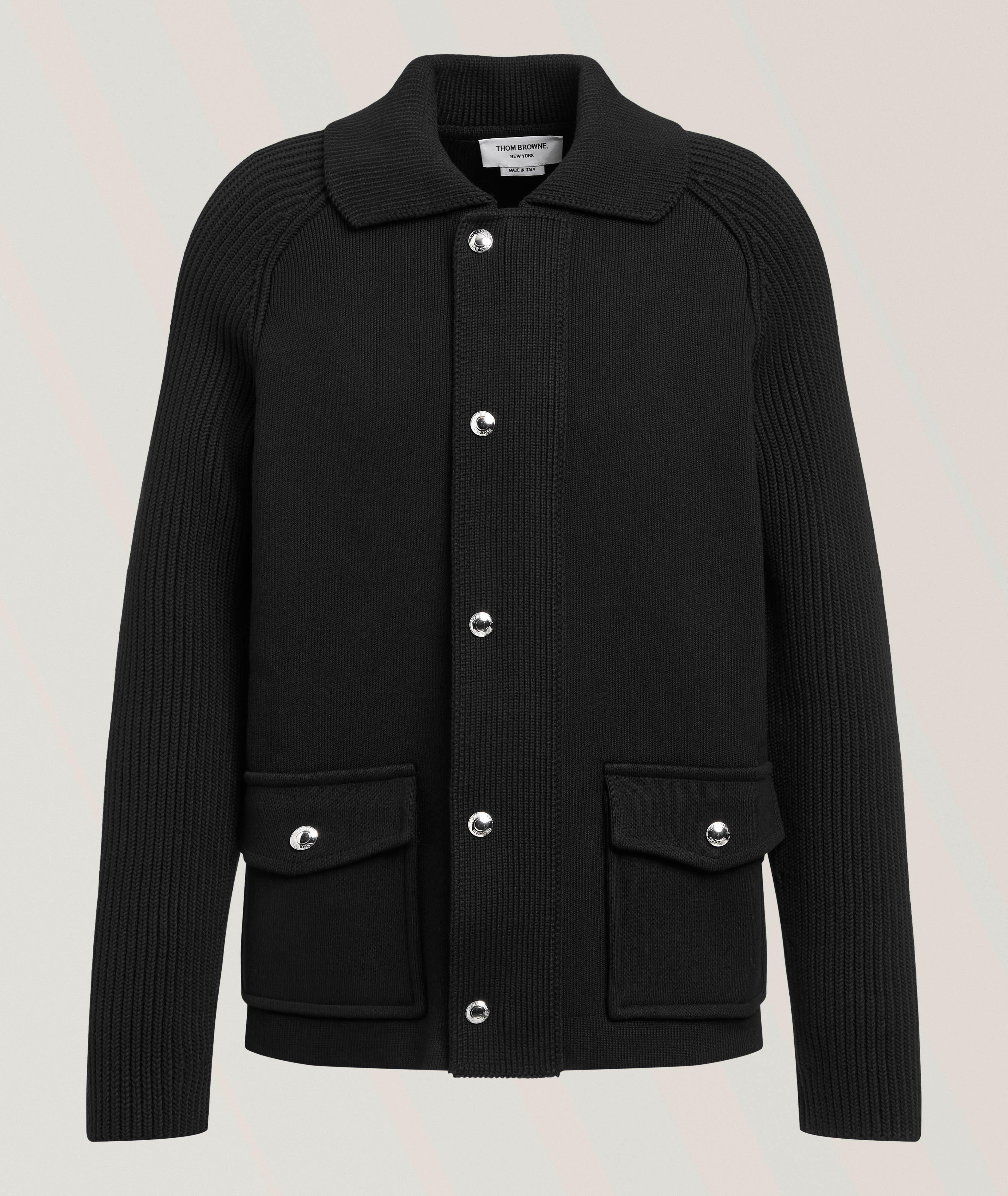 Veston coton-cachemire tricoter image 0