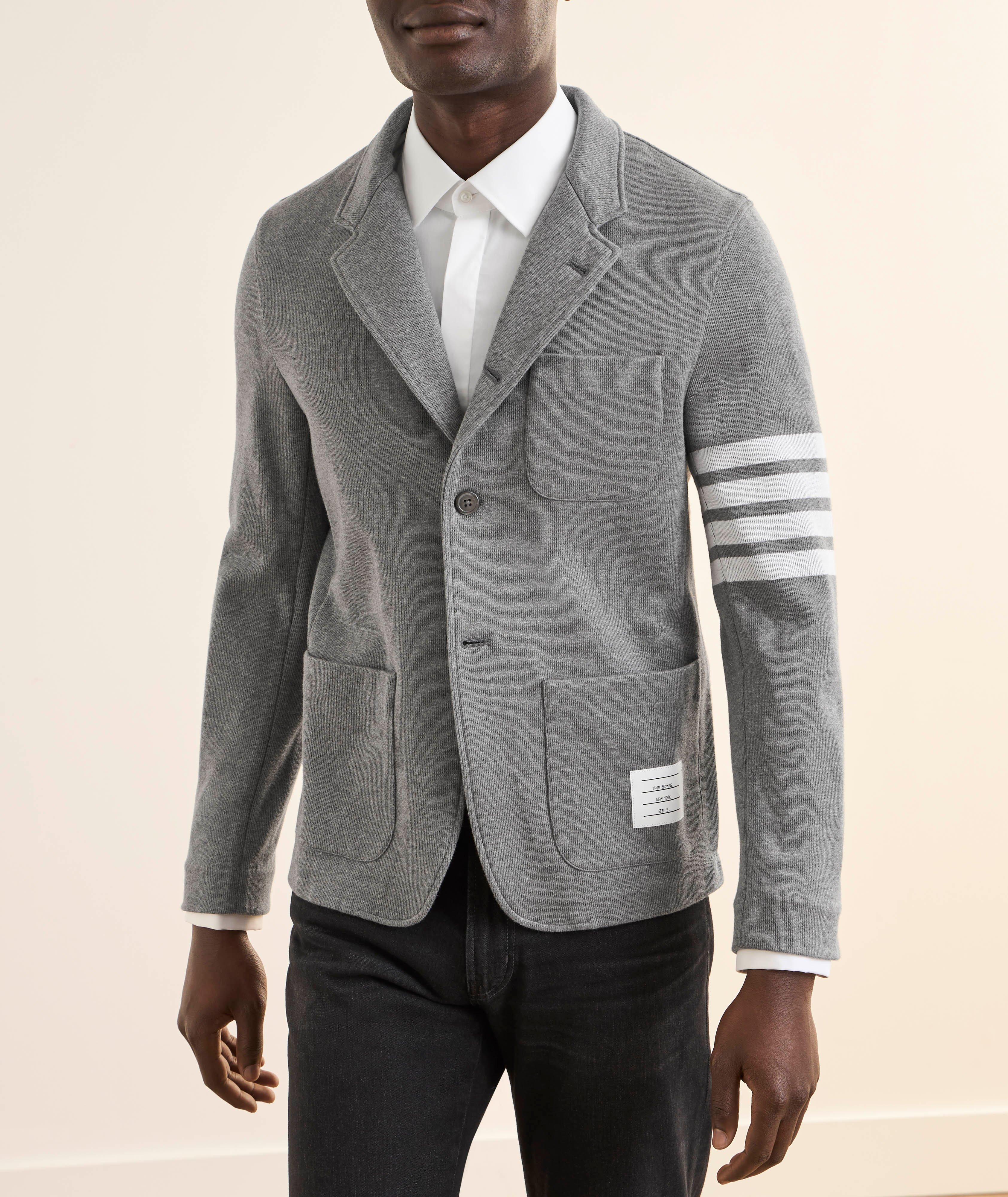 4-Bar Double-Face Sack Sport Jacket image 1