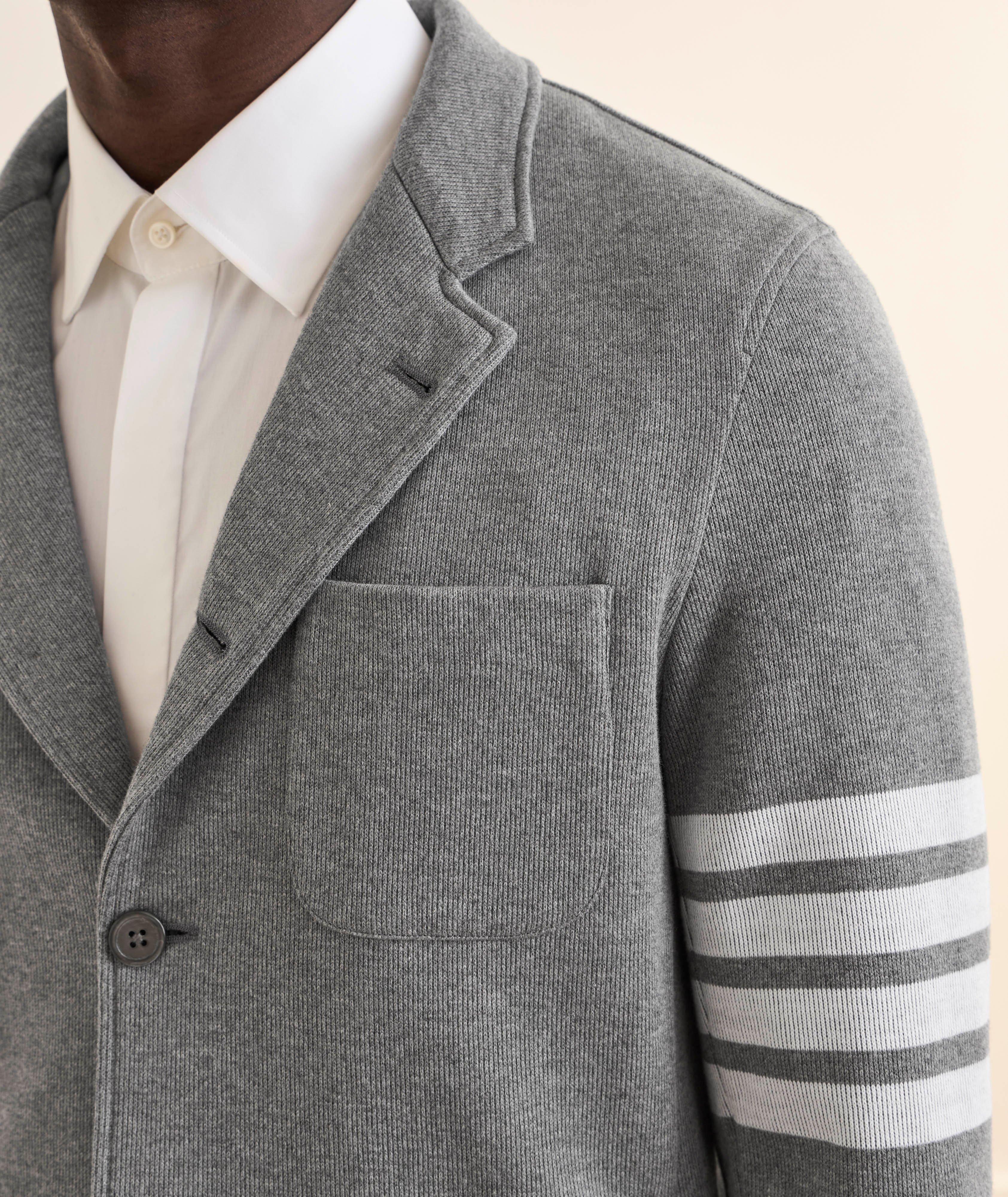 4-Bar Double-Face Sack Sport Jacket image 3