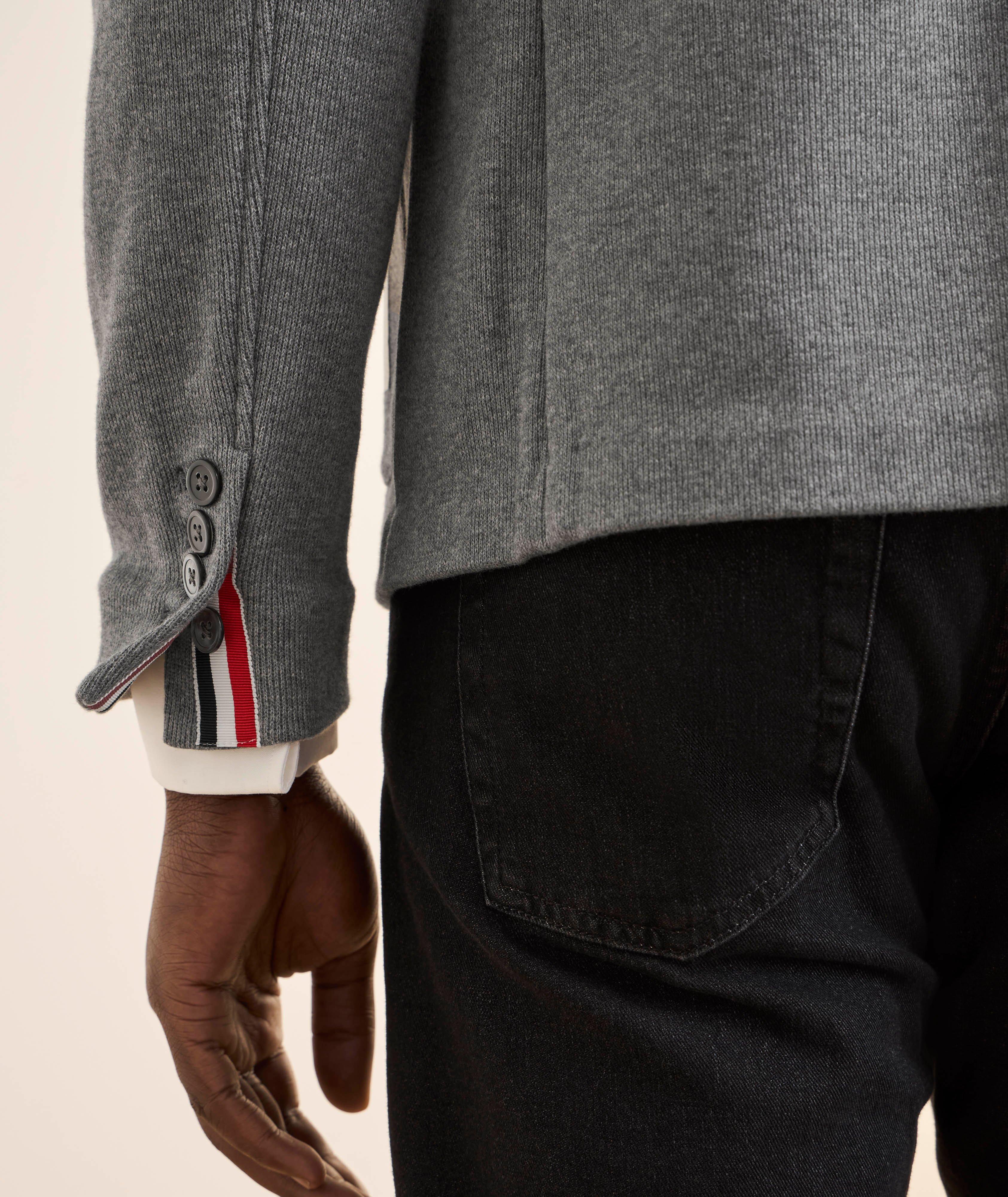 4-Bar Double-Face Sack Sport Jacket image 4