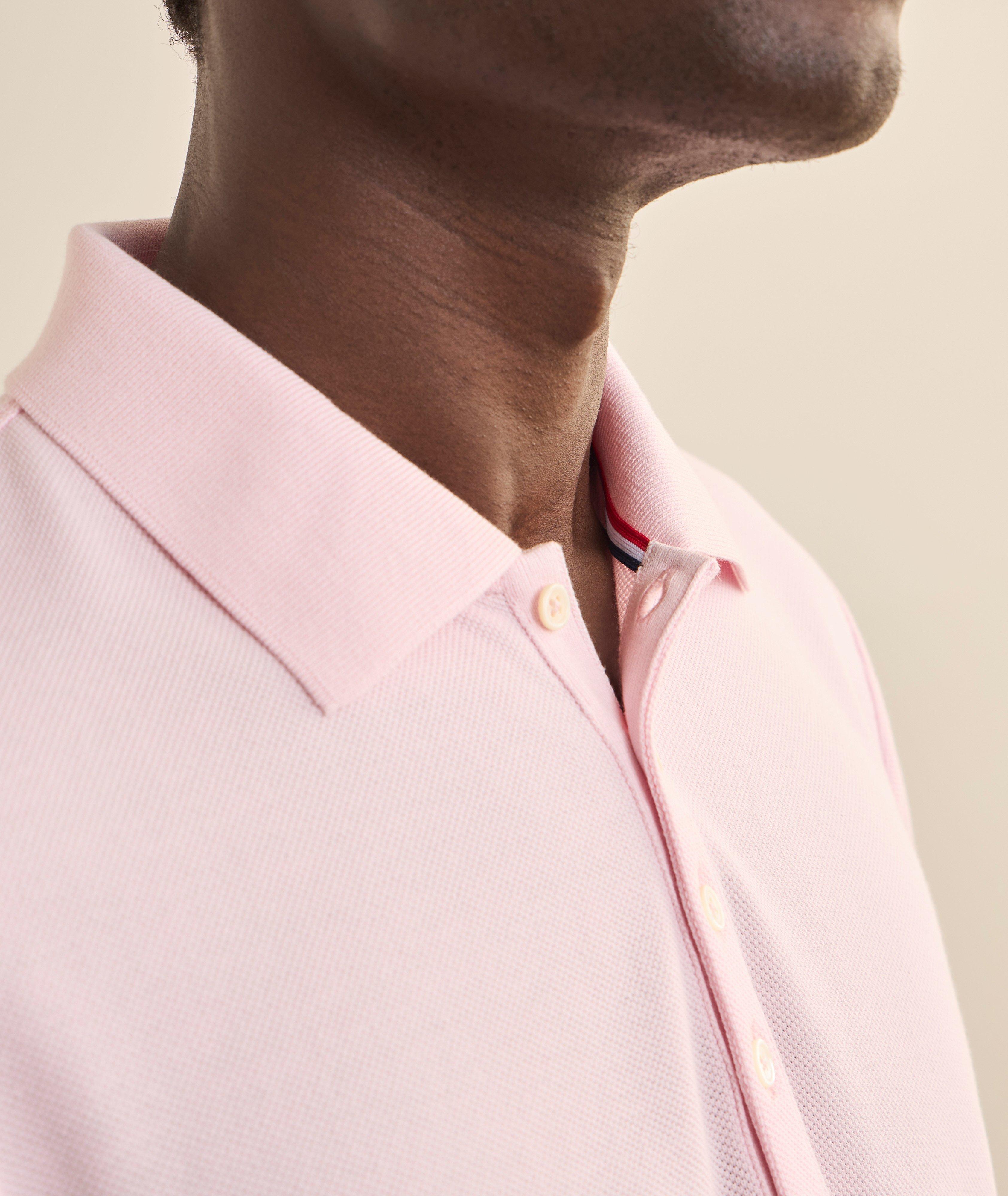 Four-Bar Cotton Piqué Knit Polo  image 3
