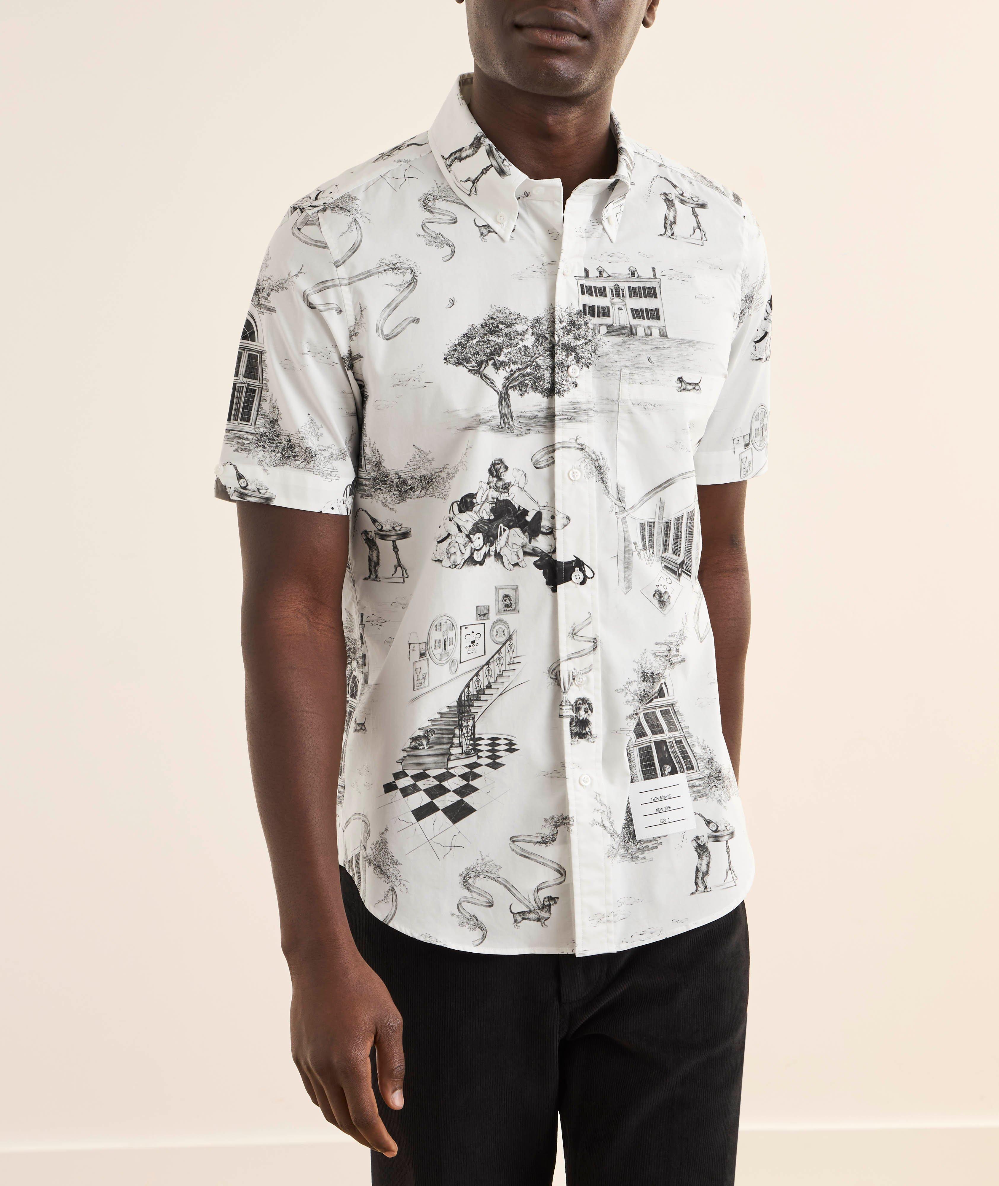 Hector Toile Stretch-Cotton Poplin Shirt  image 1
