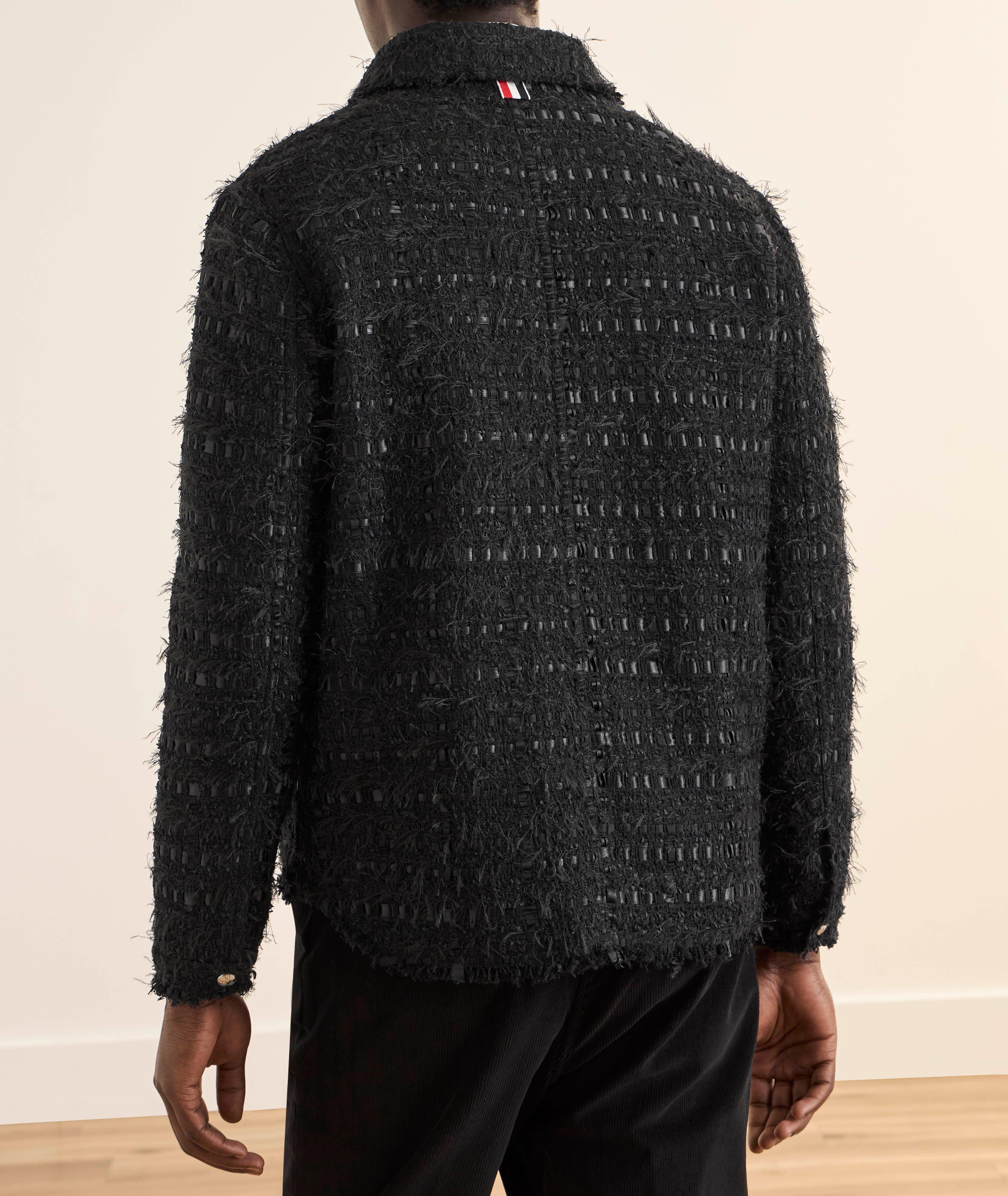 Surchemise tweed ruban de satin image 2