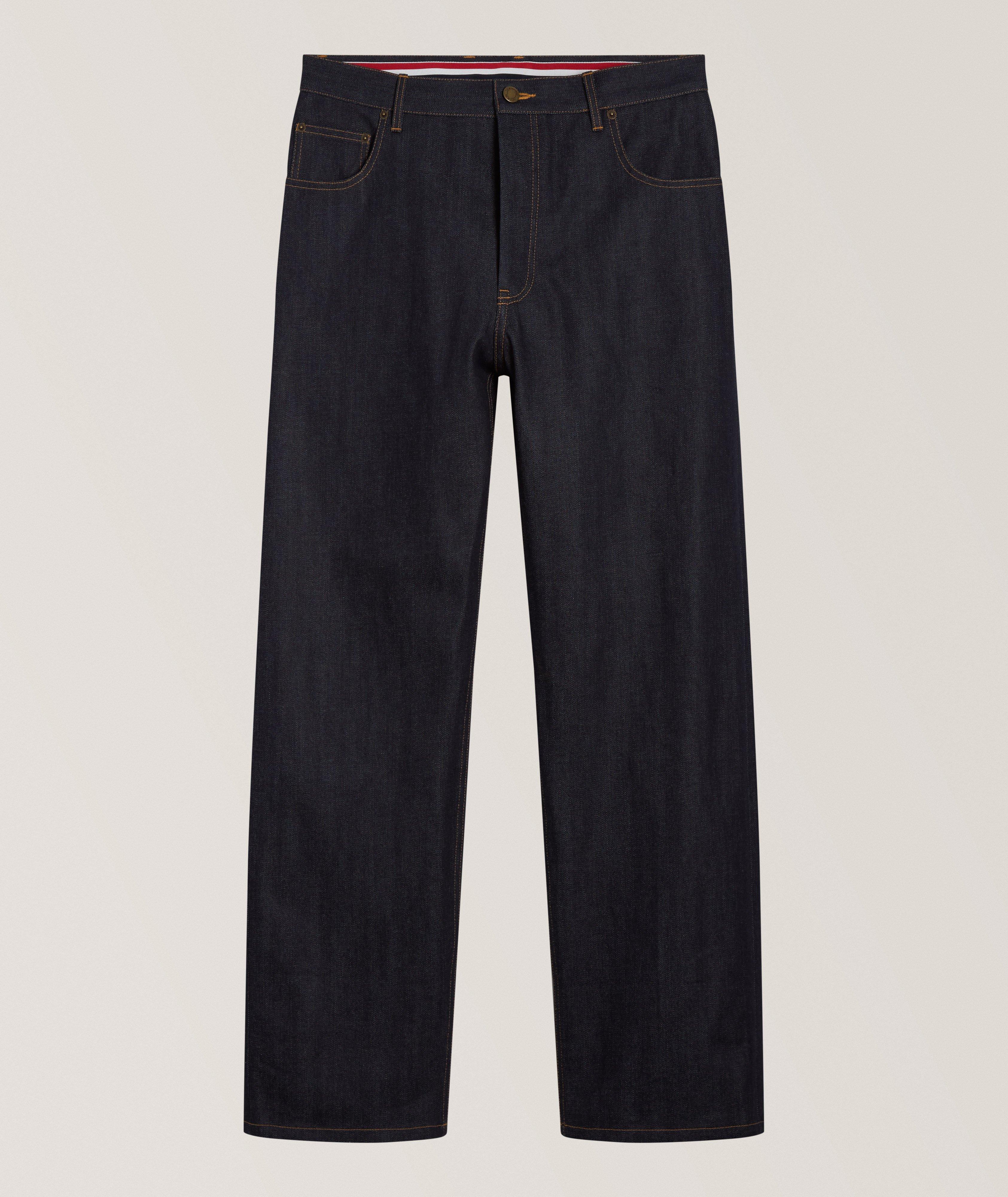Thom Browne Selvedge Straight-Leg Denim Jeans 