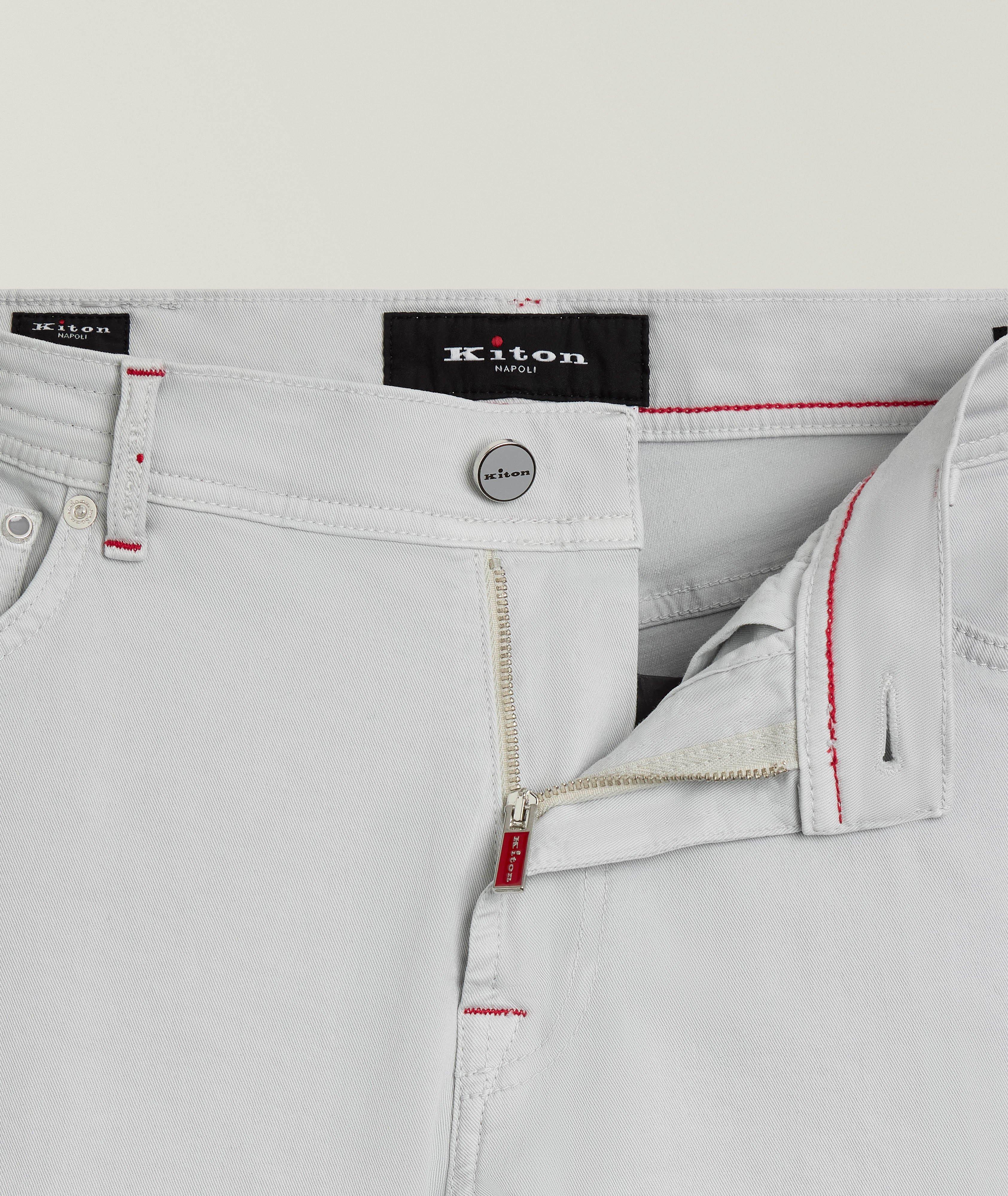 Five-Pocket Stretch-Cotton Pants image 1