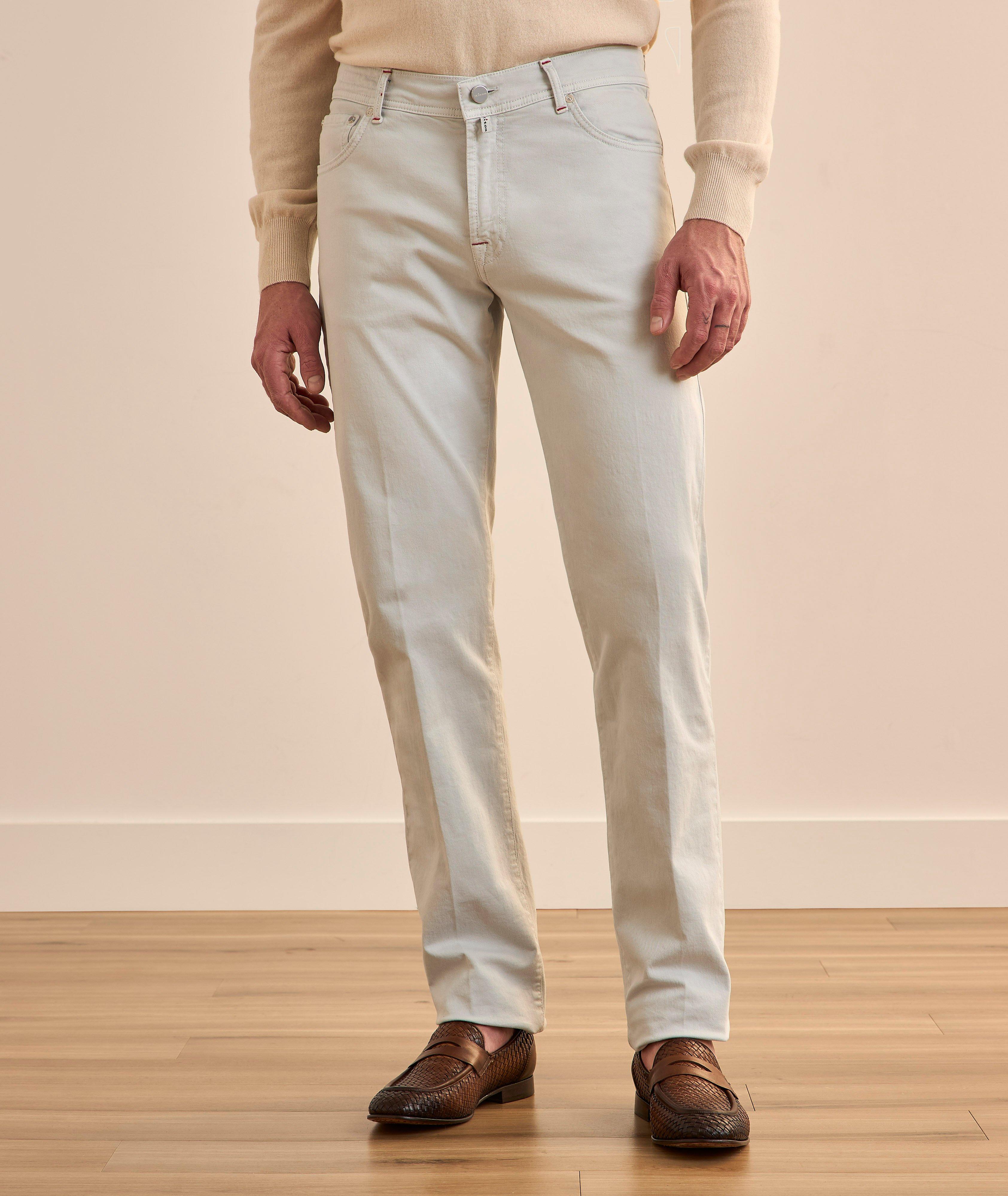 Five-Pocket Stretch-Cotton Pants image 1