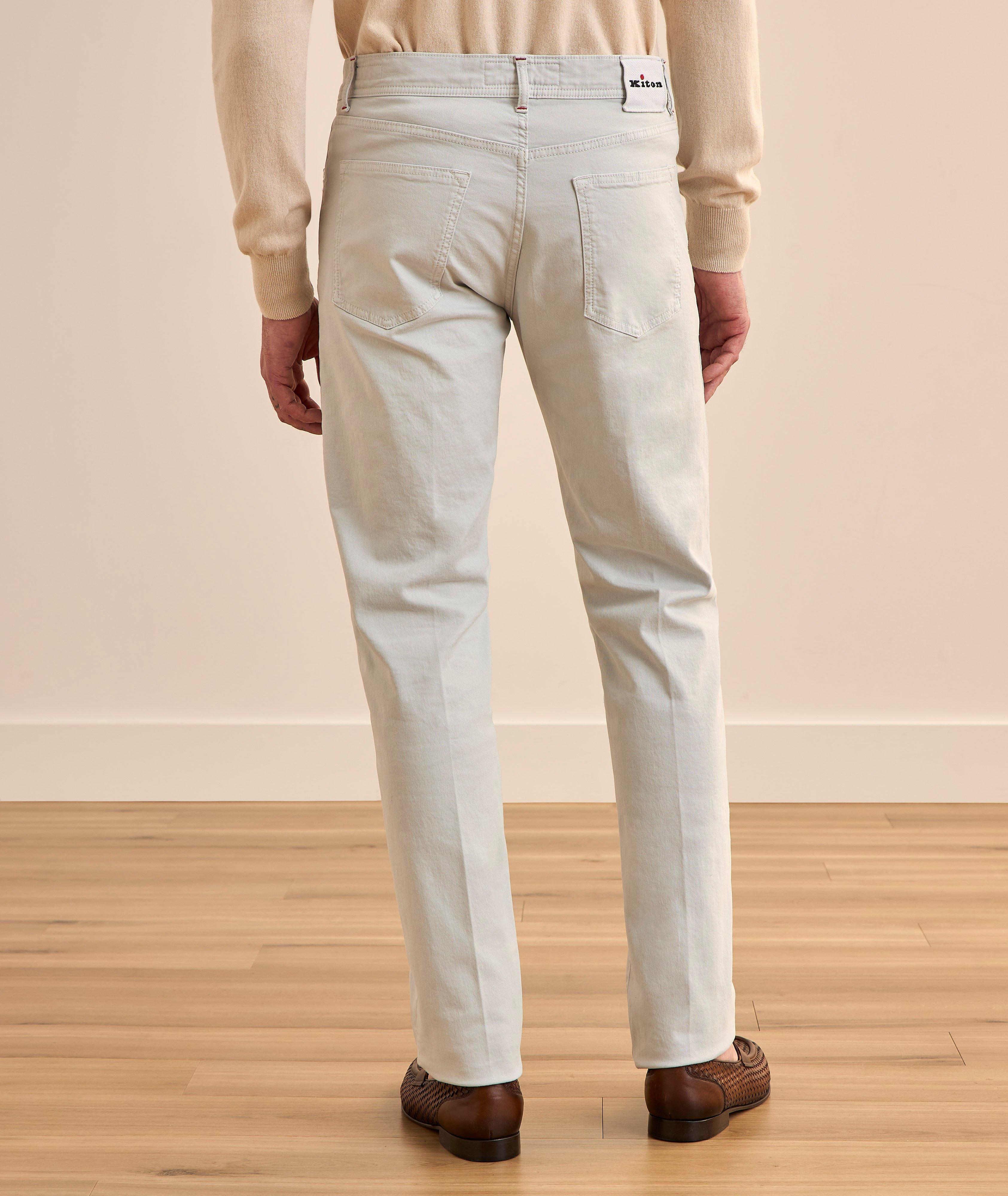Five-Pocket Stretch-Cotton Pants image 2