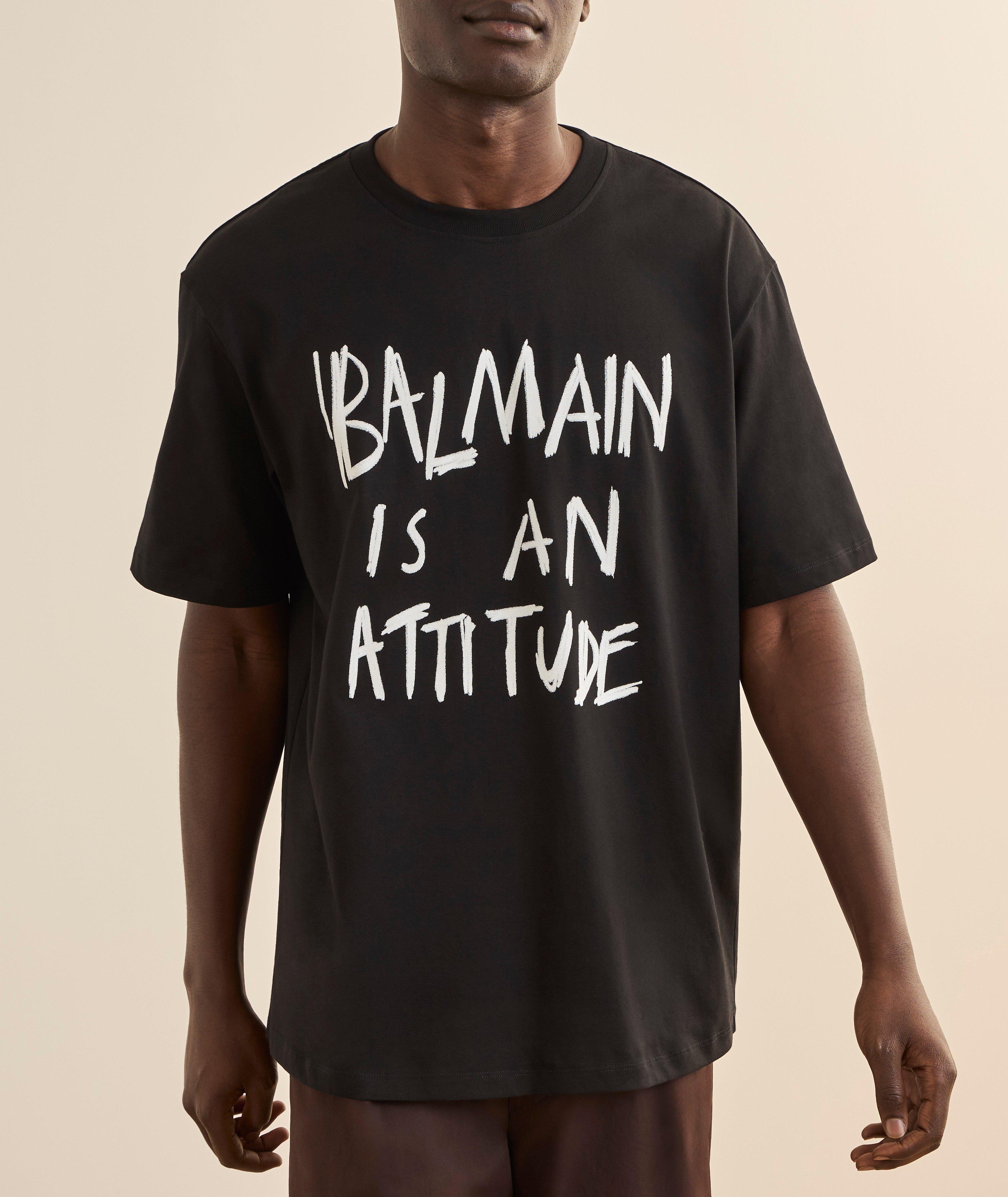 Attitude Cotton Crewneck T-Shirt  image 1