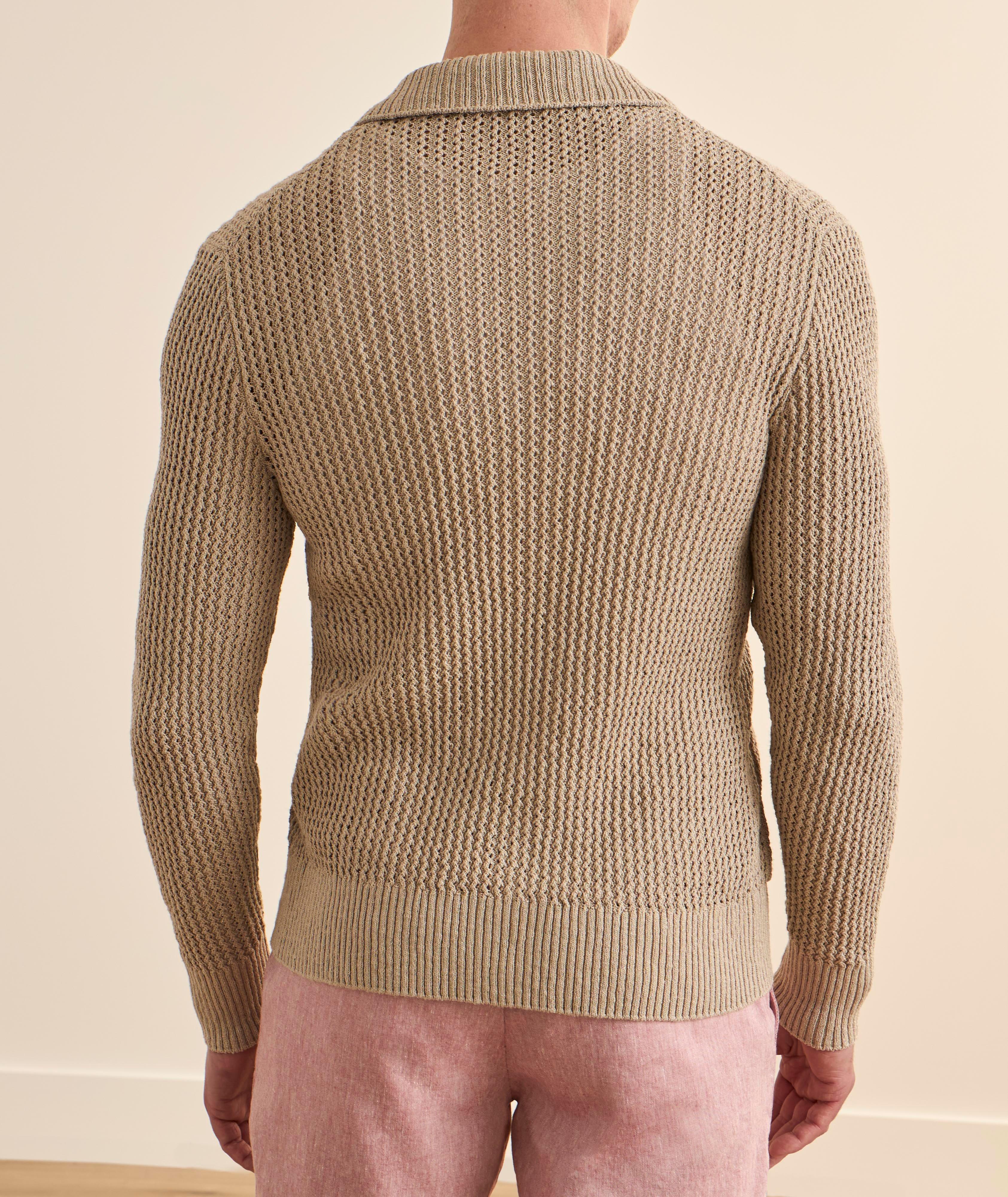 Summer Mouliné Cotton-Blend Cardigan  image 2