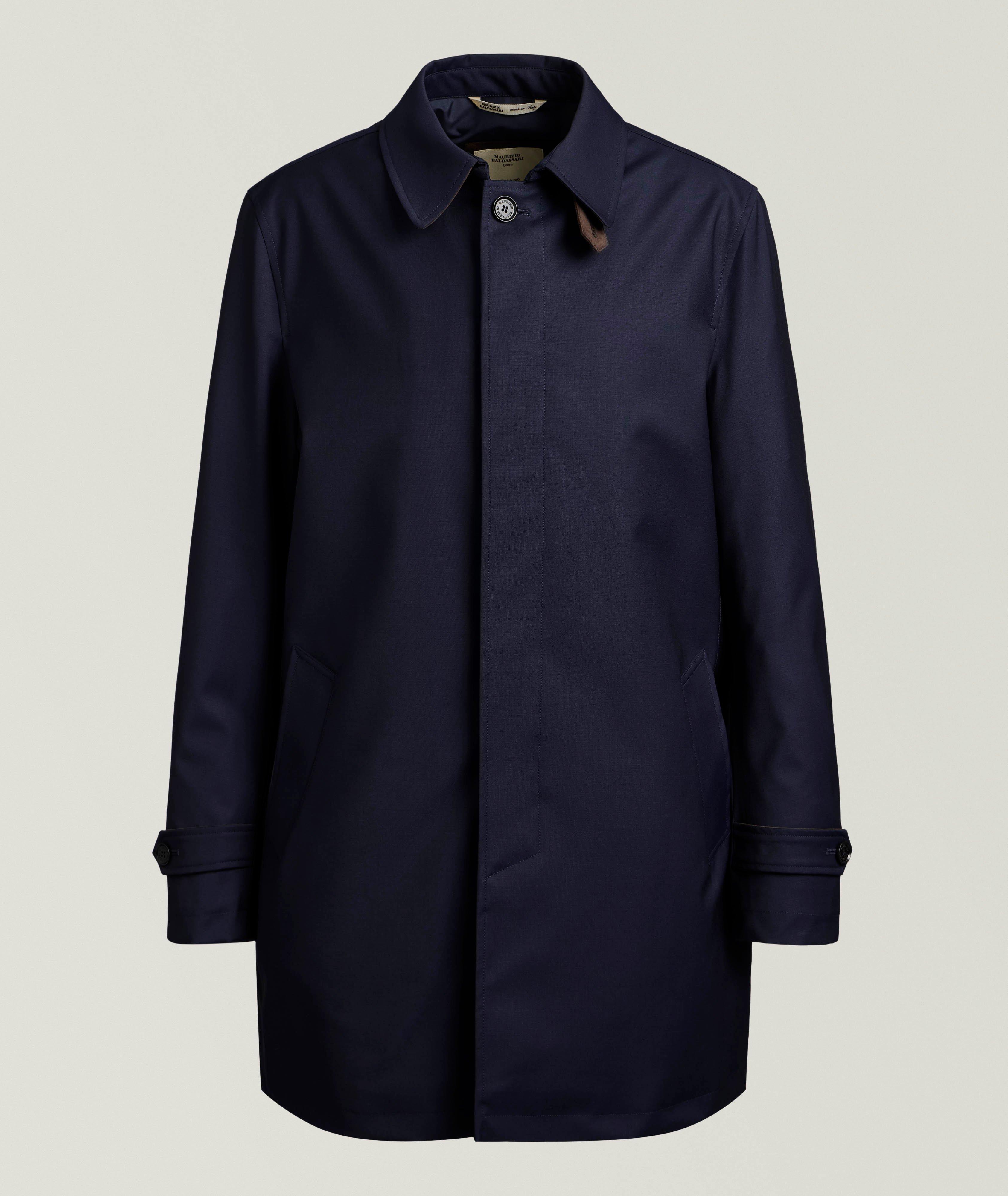 Maurizio Baldassari Wool-Blend Raincoat 