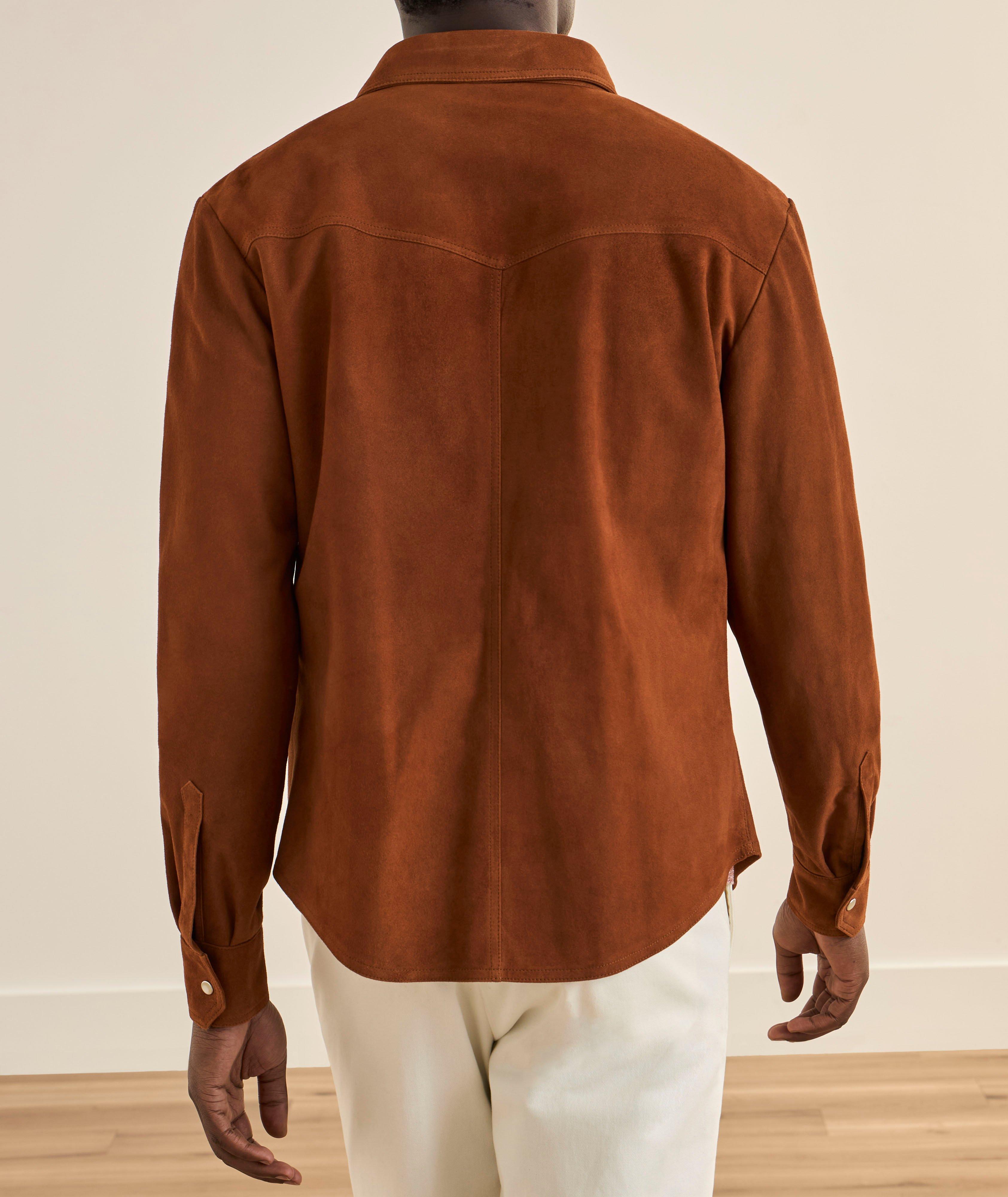 Surchemise suède boutons-pression image 2