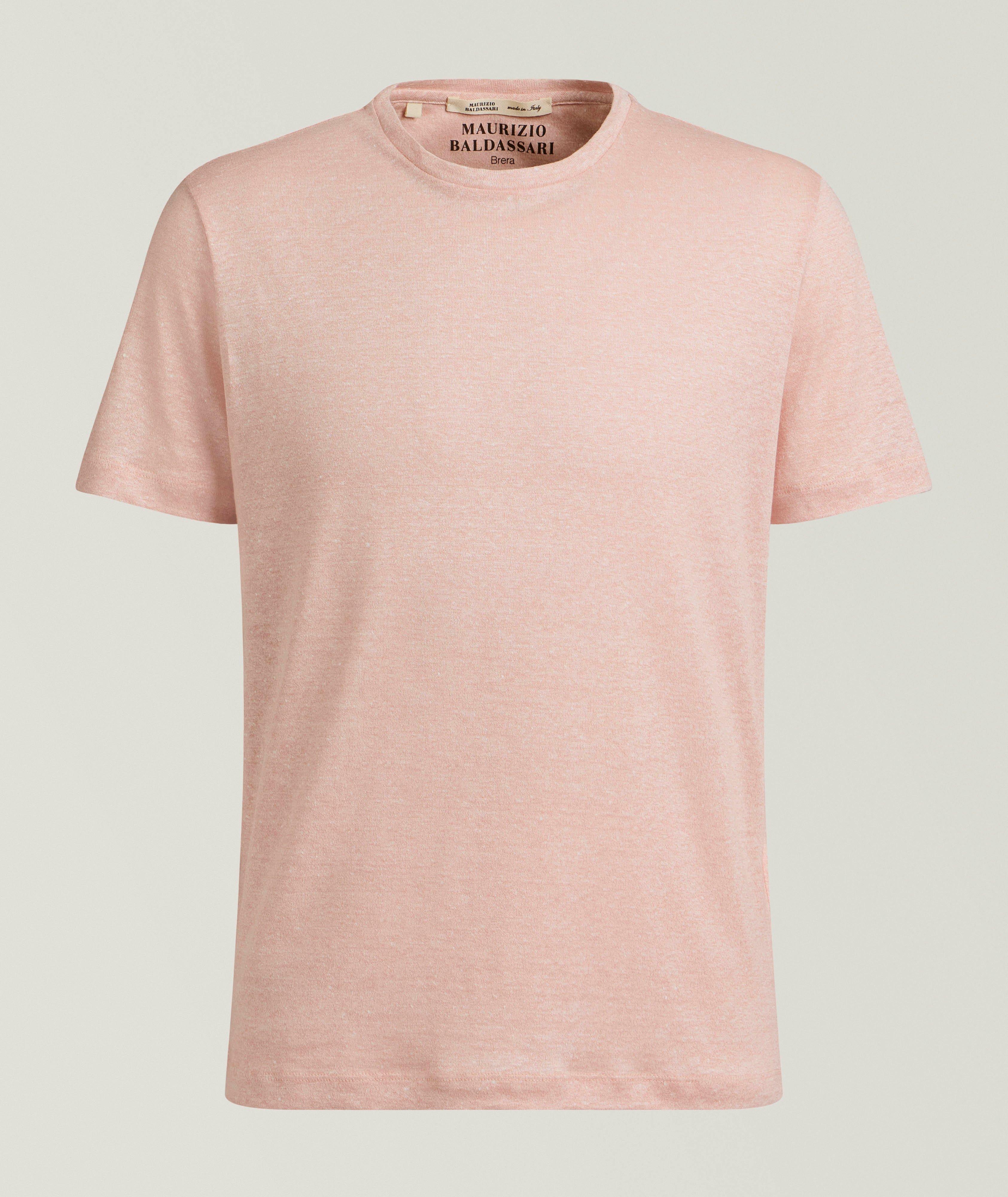 Maurizio Baldassari T-shirt lin-coton mélangés