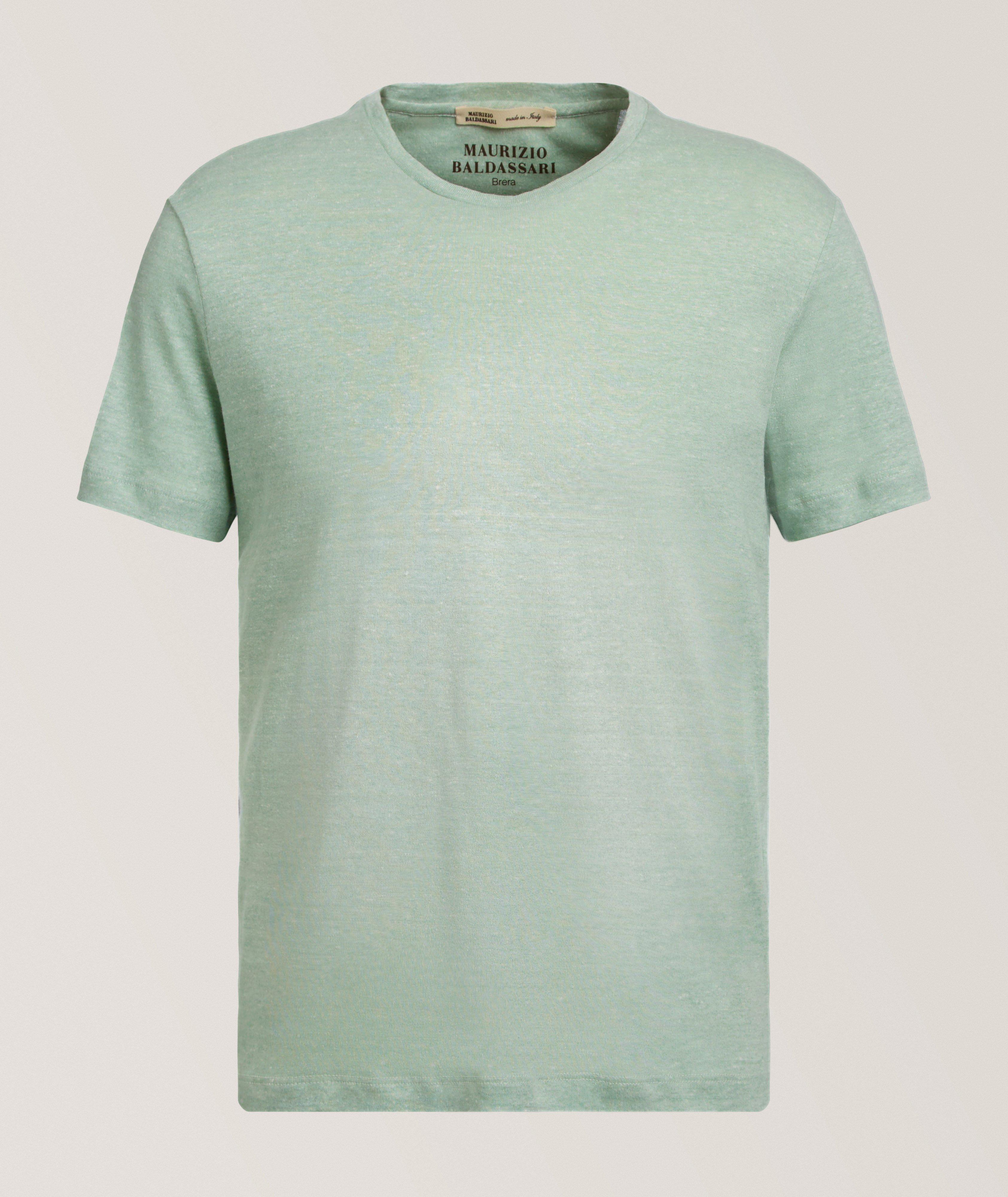 Maurizio Baldassari T-shirt mélange lin coton