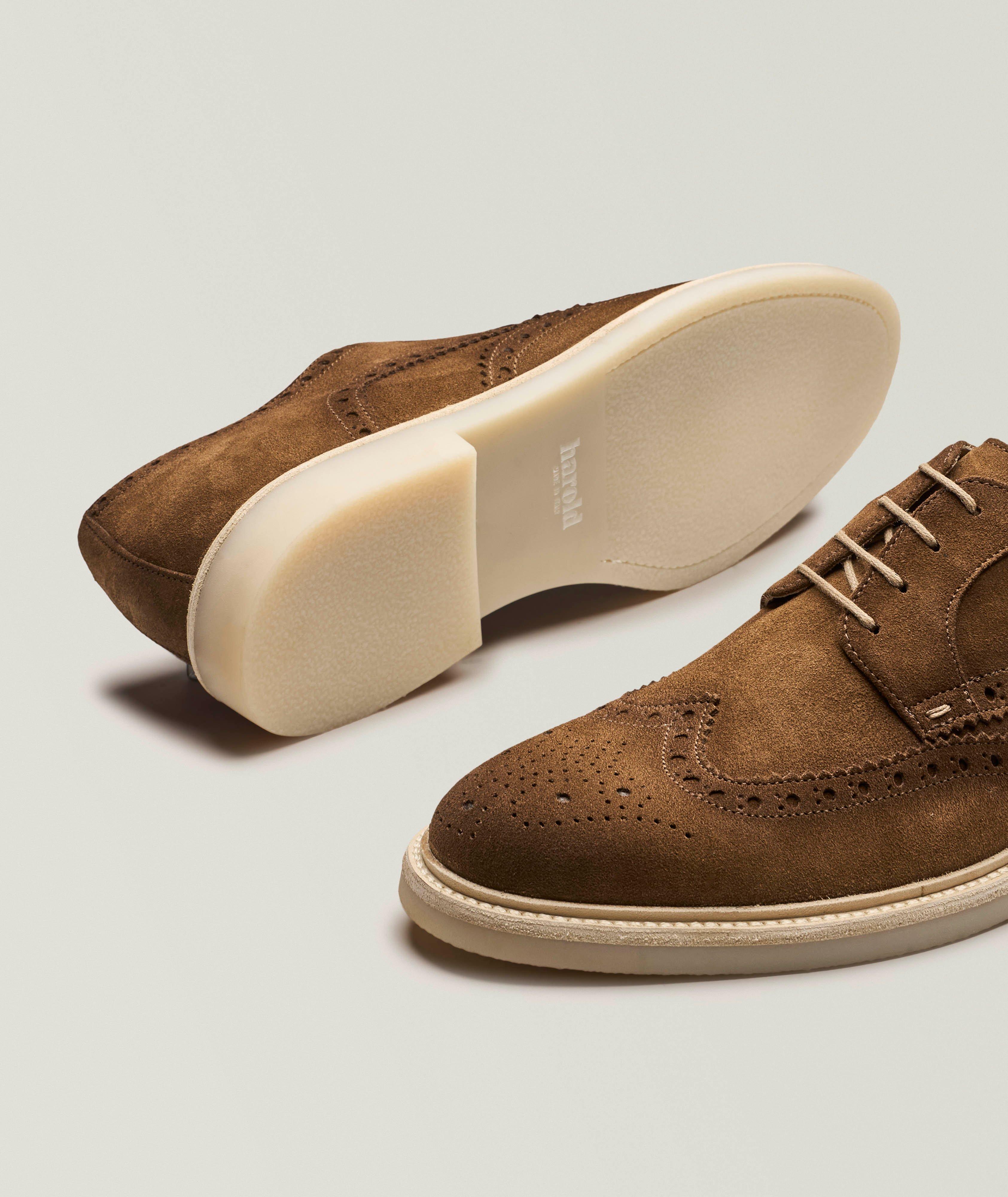 Suede Wingtip Derbies image 3