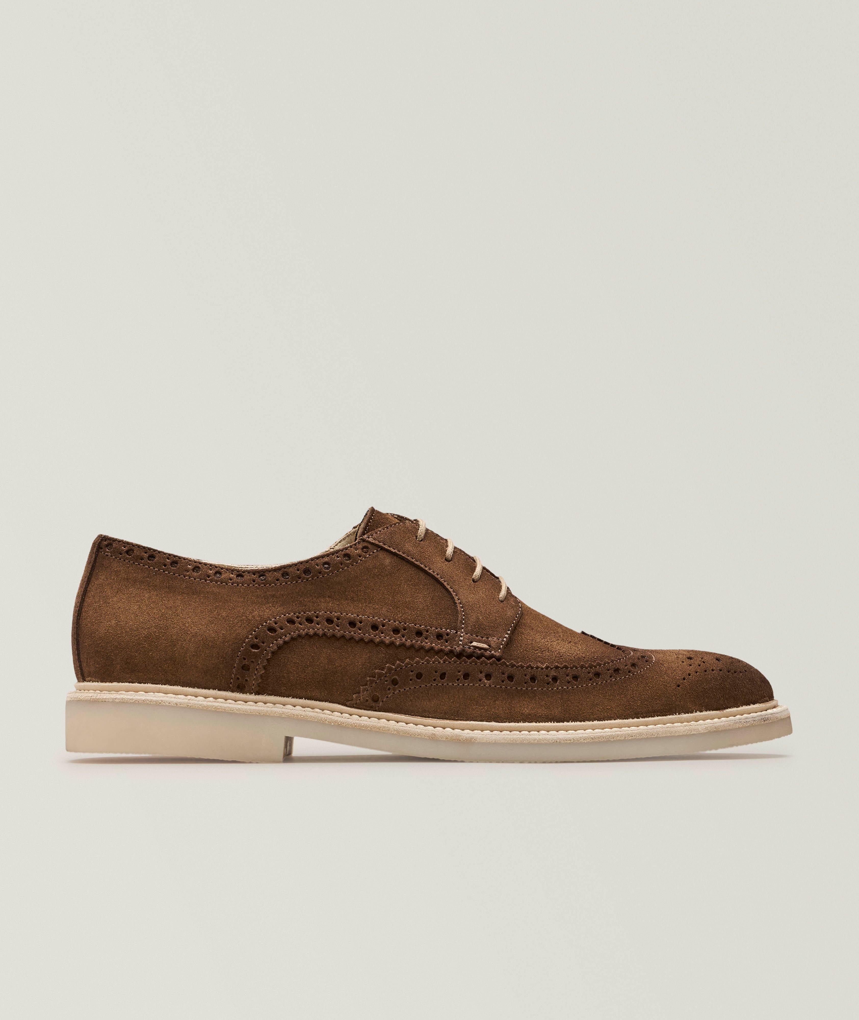 Suede Wingtip Derbies image 0