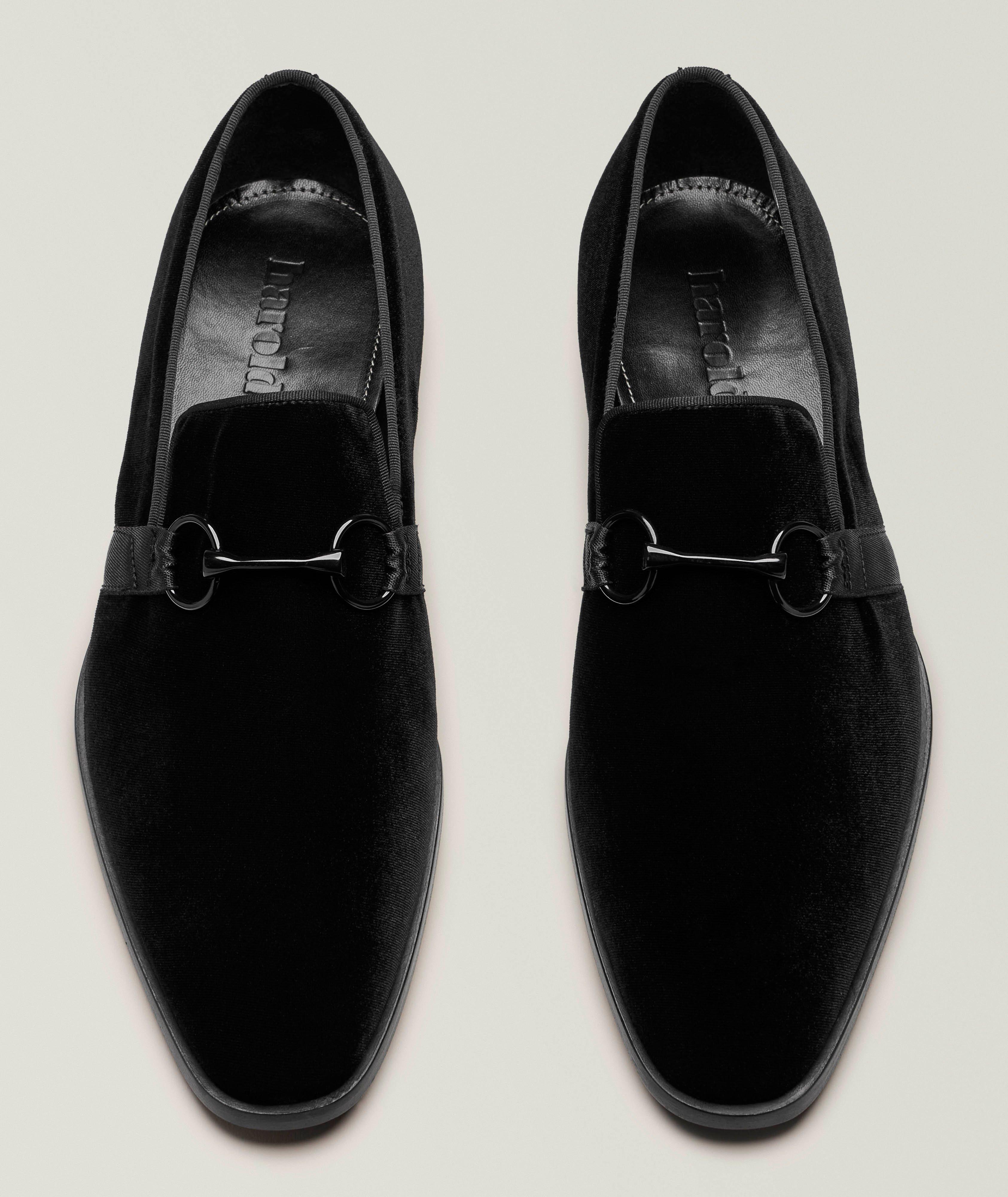 Venetian Velvet Grosgrain Bit Loafers image 1