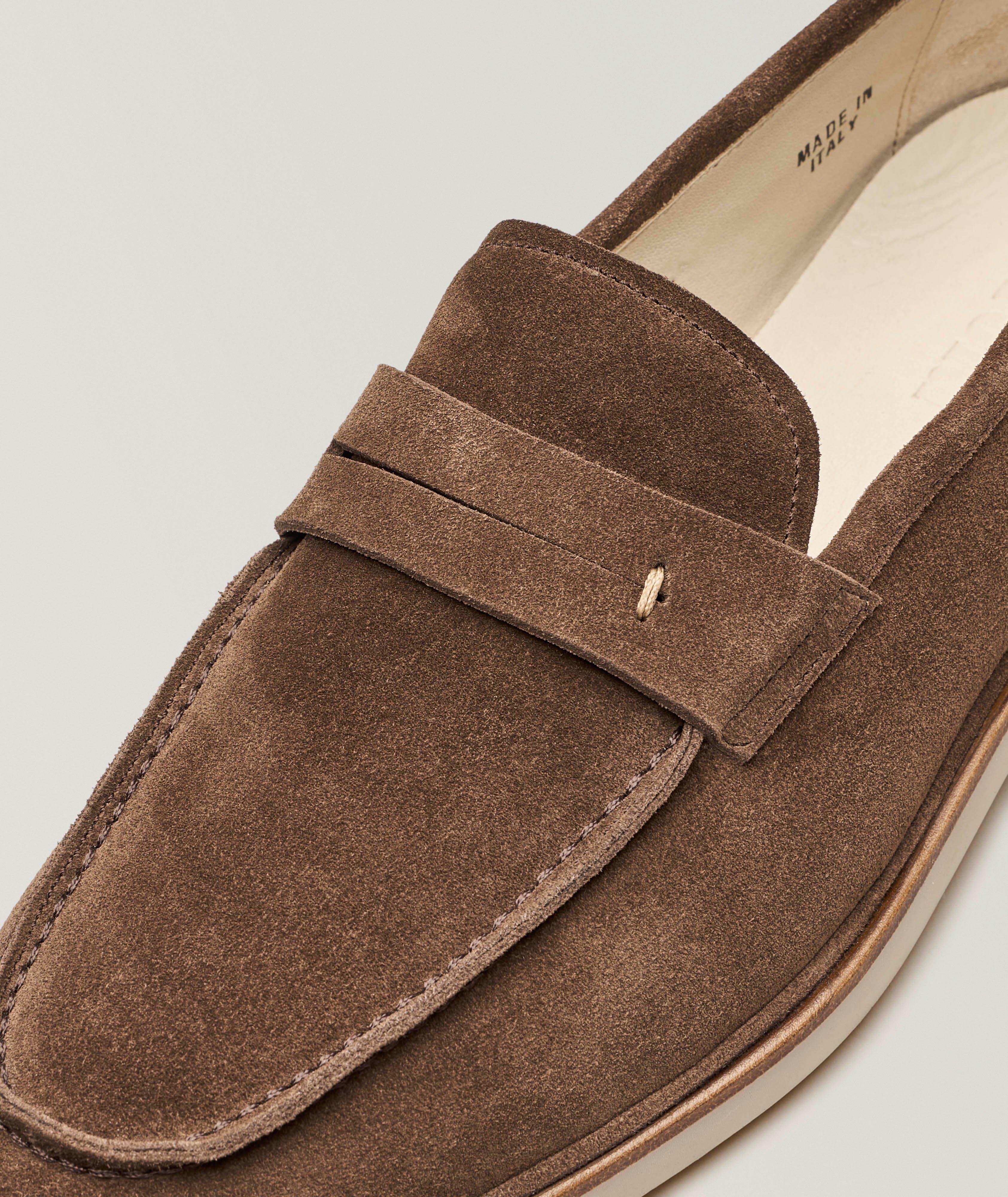 Suede Penny Loafers image 2