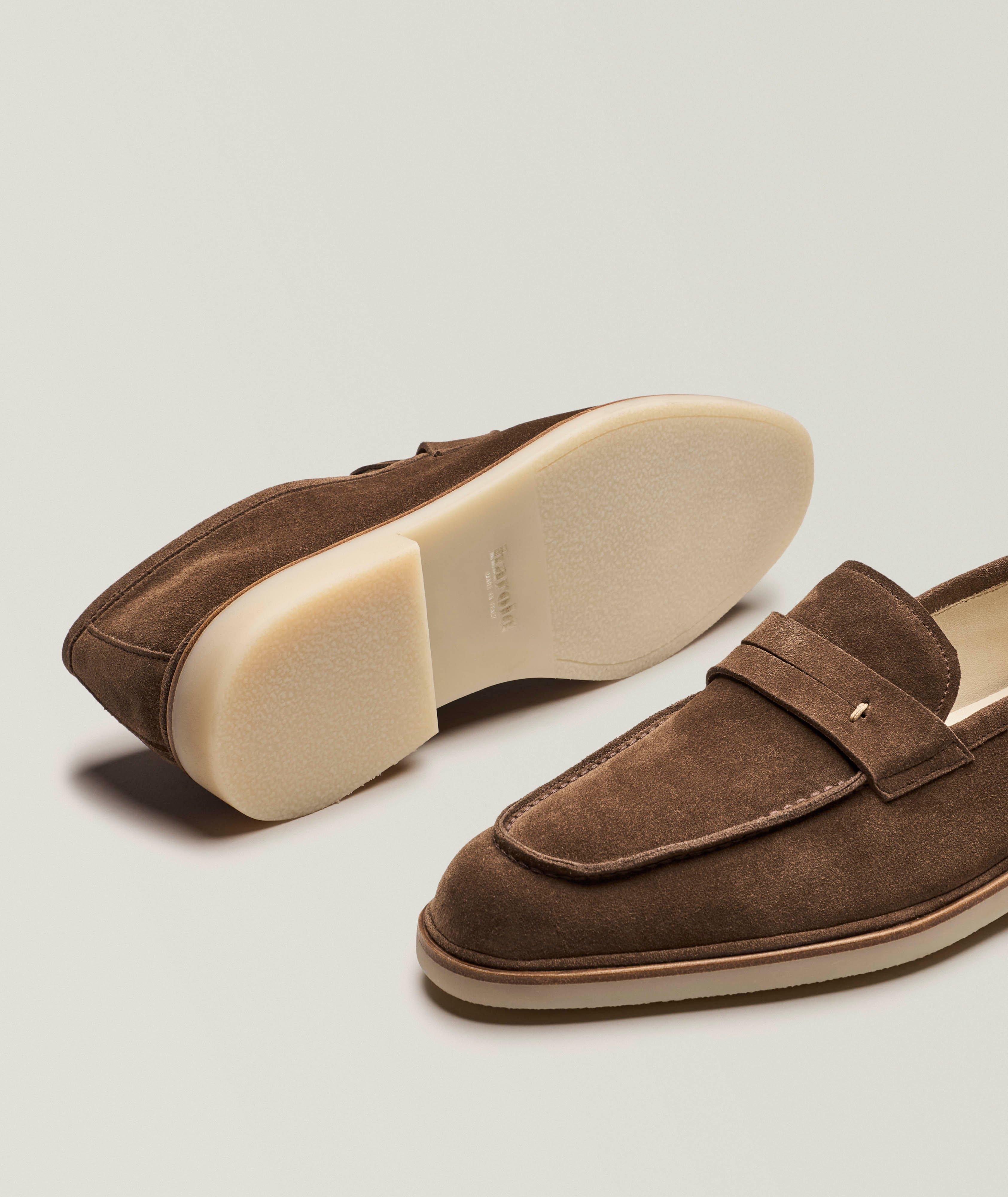 Suede Penny Loafers image 3