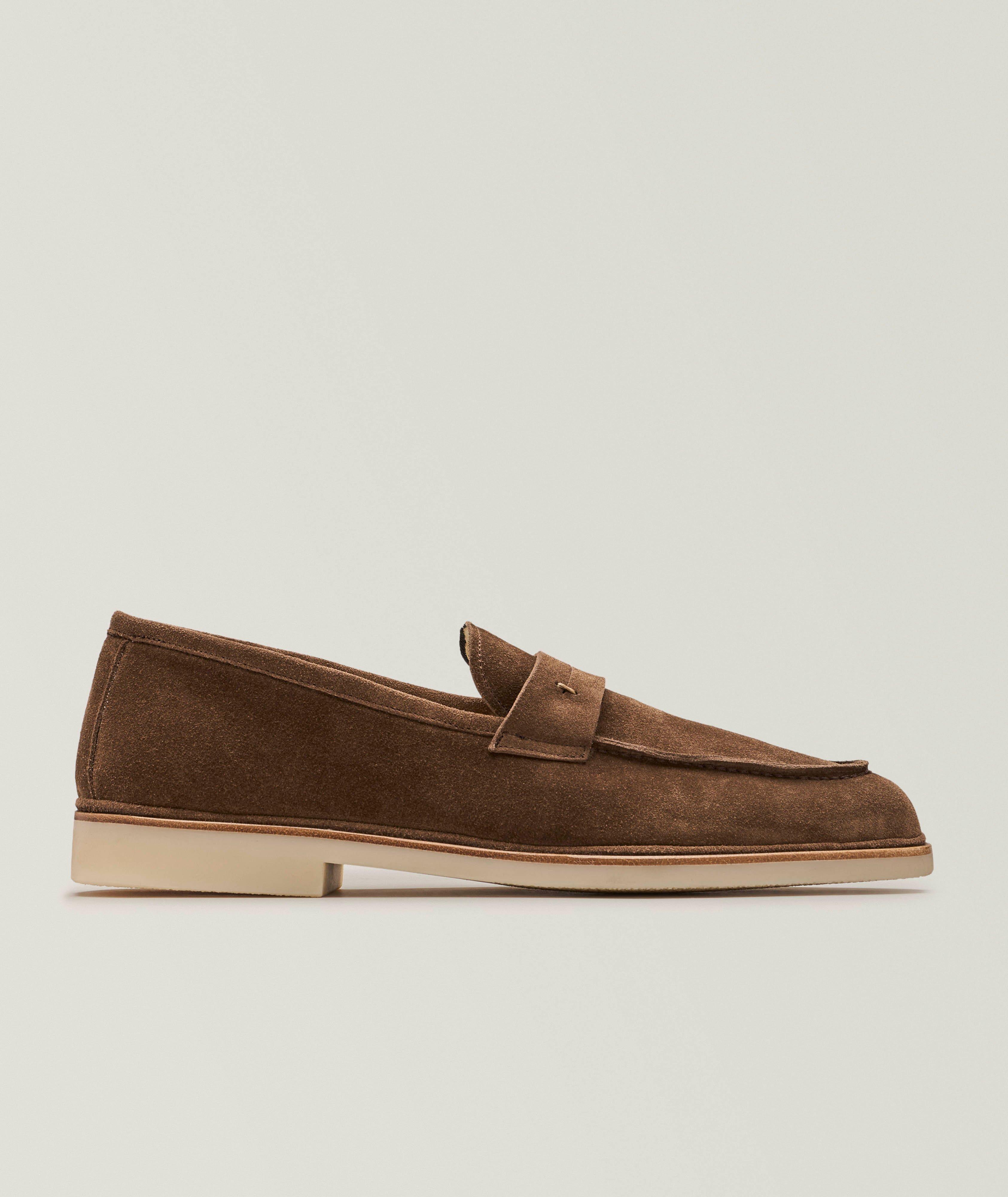 Suede Penny Loafers image 0