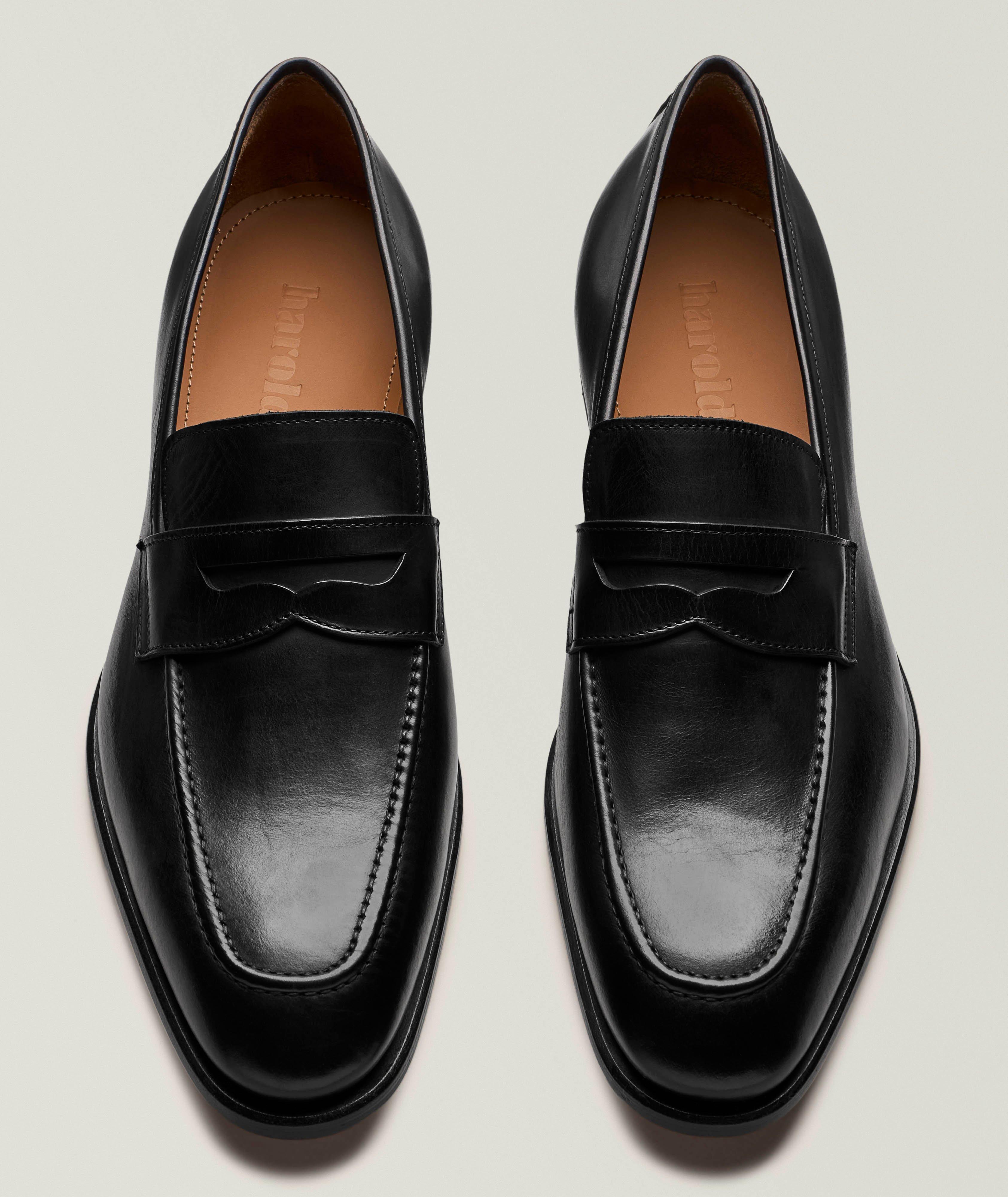 Leather Penny Loafers image 1