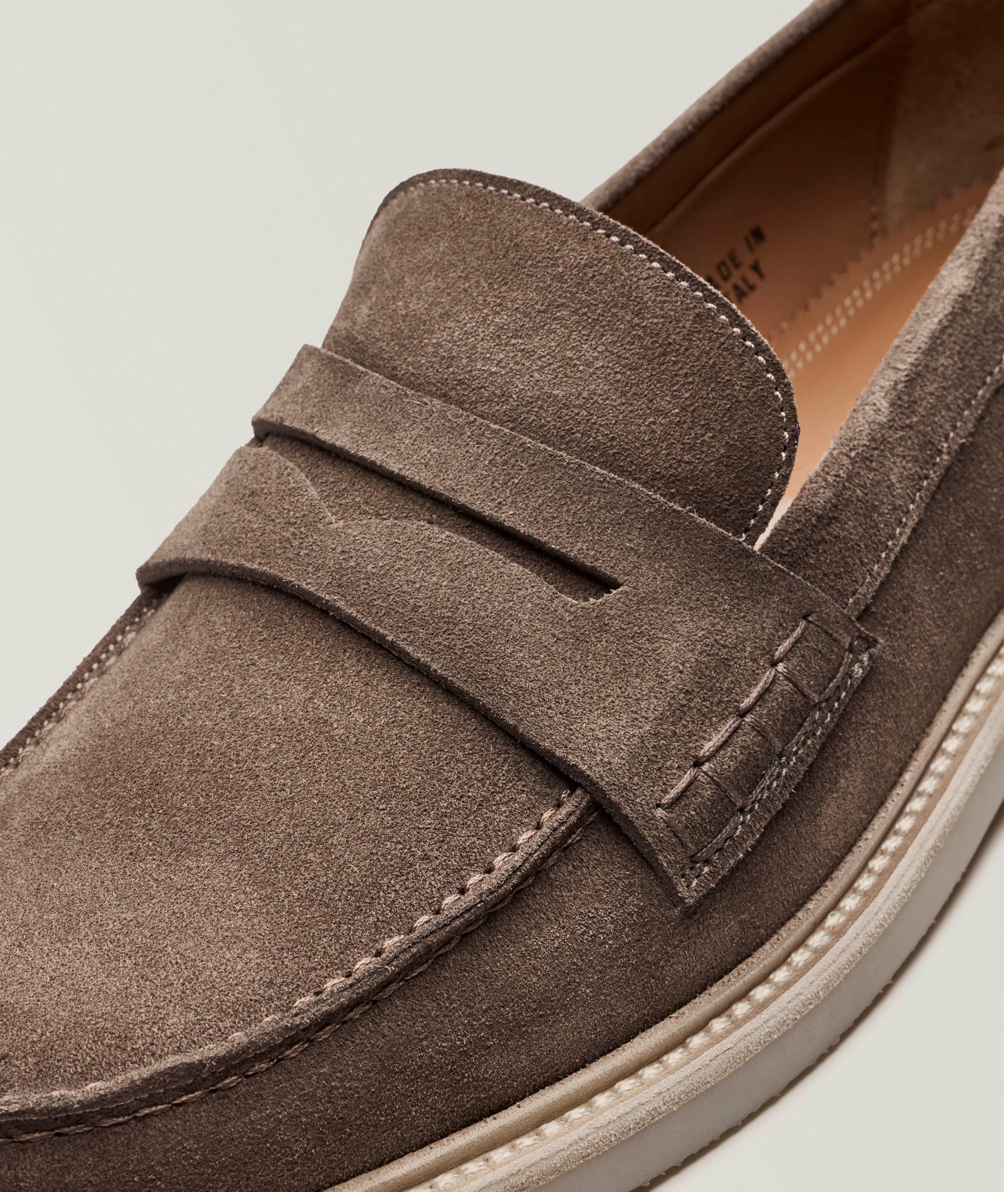 Suede Penny Loafers image 2