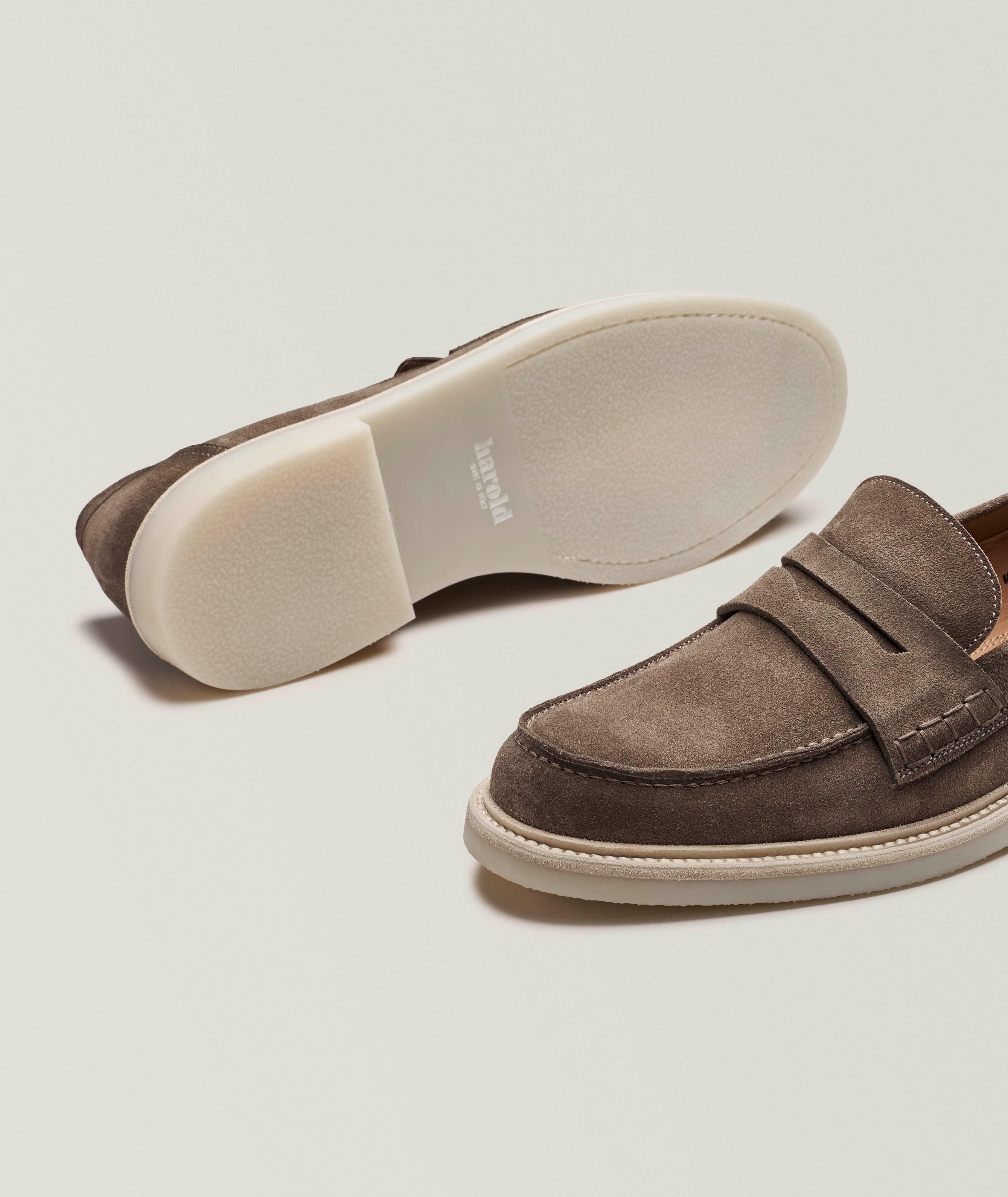 Suede Penny Loafers image 3