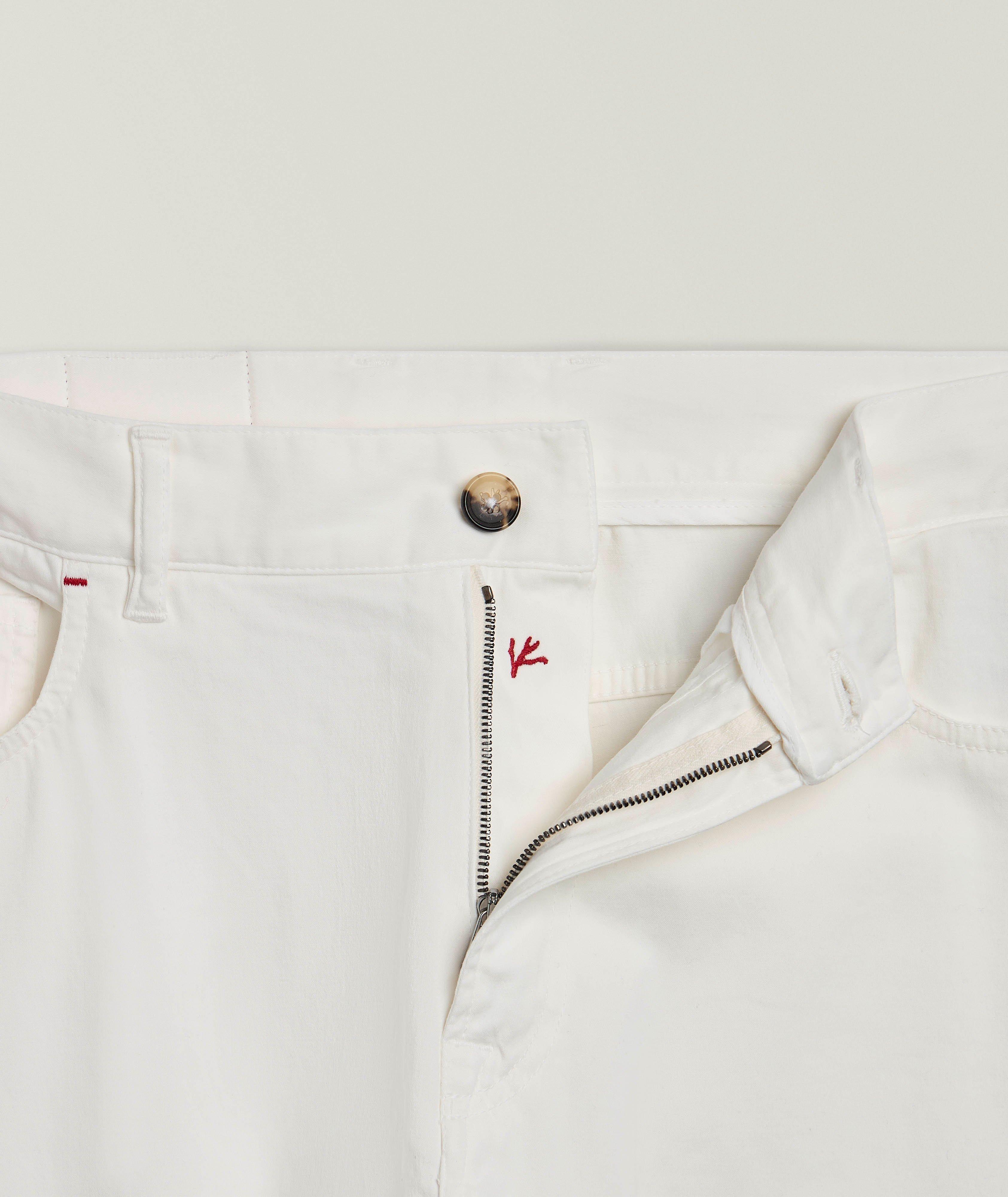 Pantalon ajustée droite à cinq poches image 1