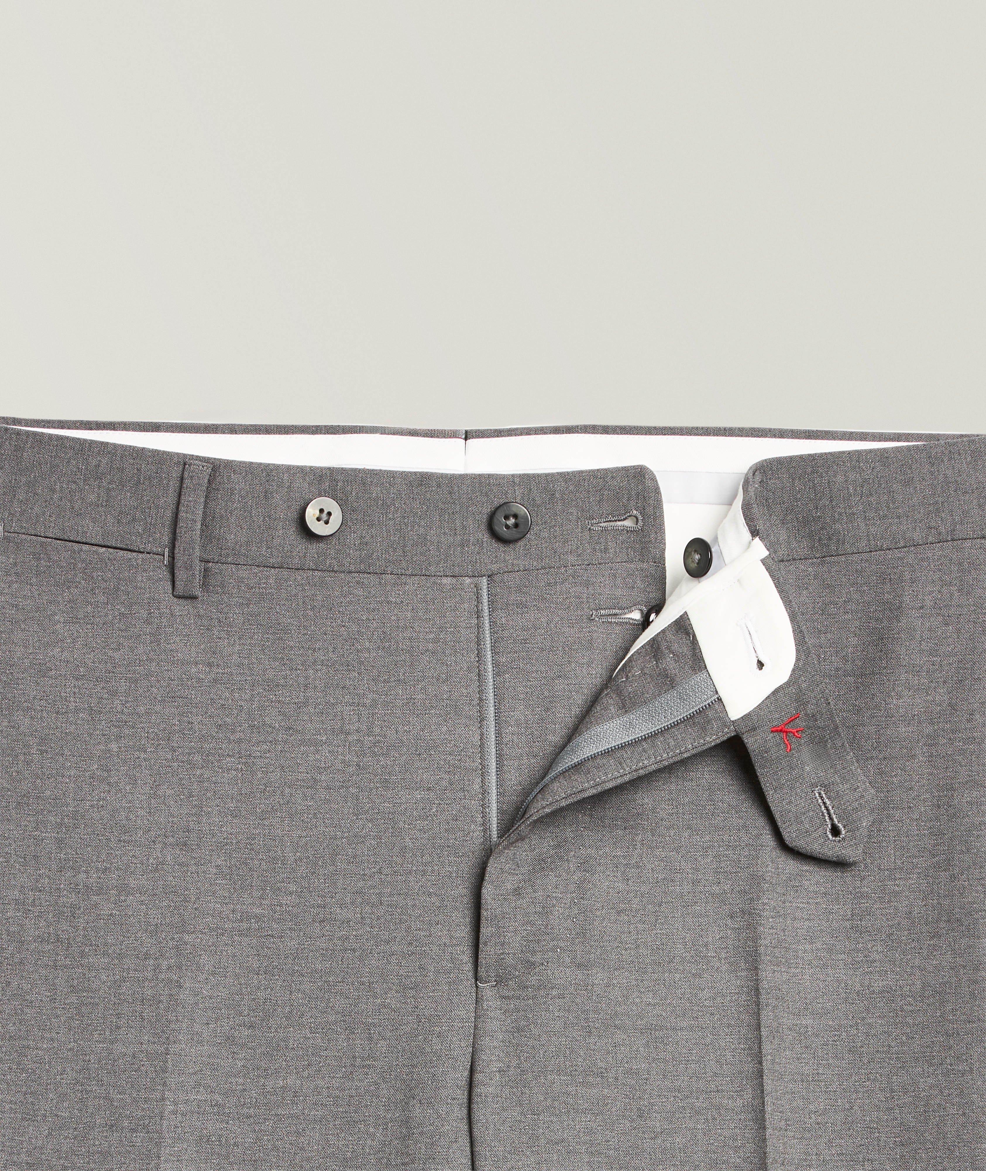 Pantalon laine-mélange plissé image 1