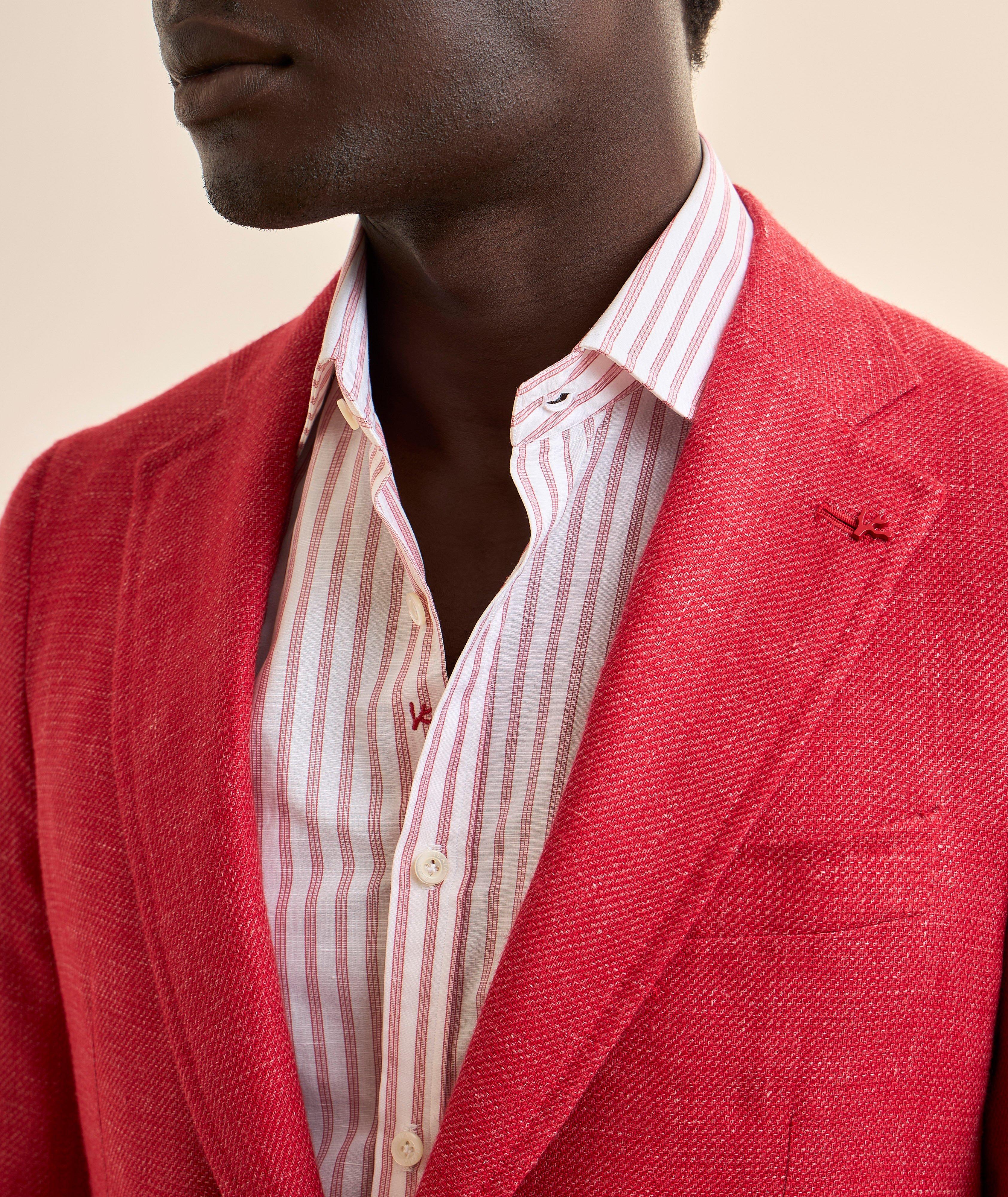 Capri Linen-Cashmere-Silk Sport Jacket image 3