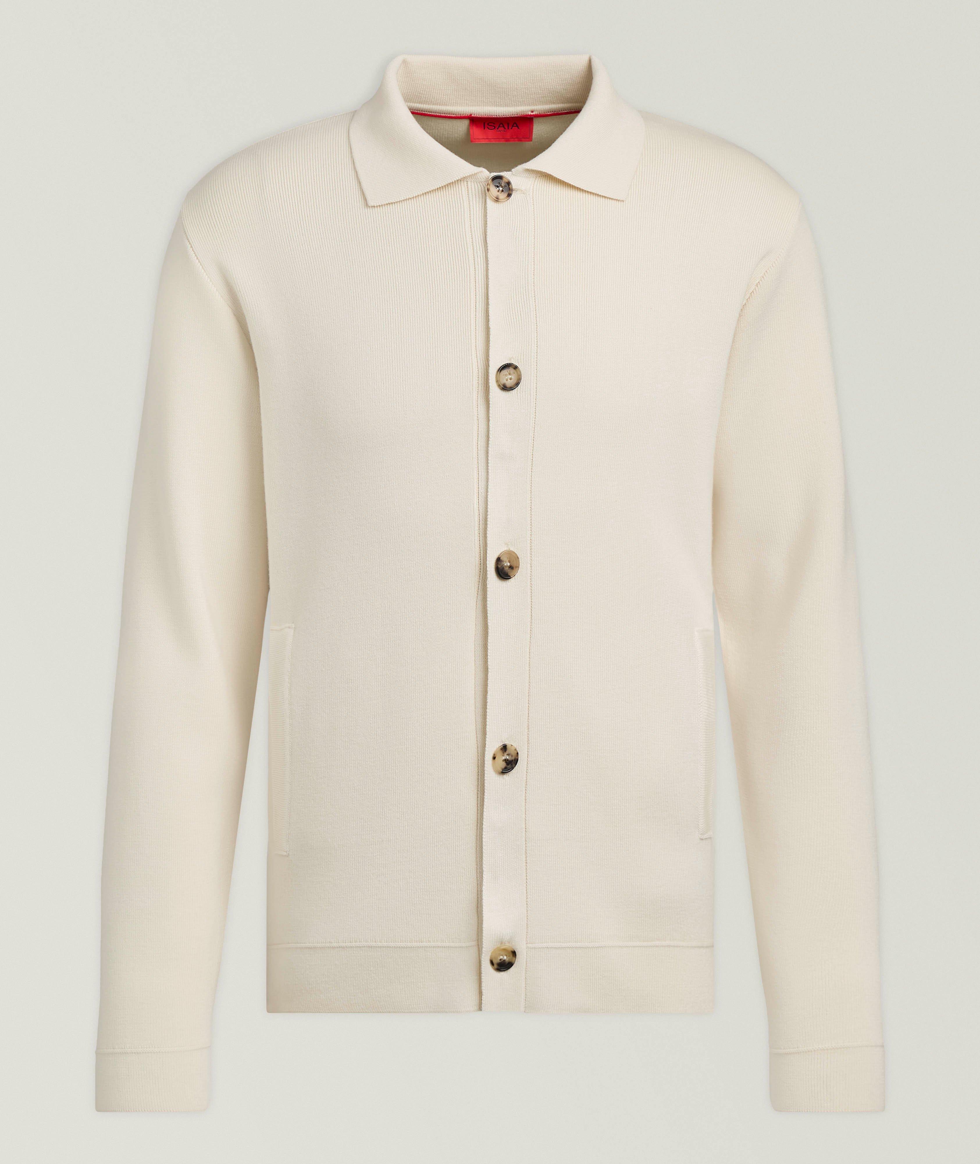 ZEGNA Cashseta Light Long-Sleeve Polo | Sweaters & Knits | Harry Rosen
