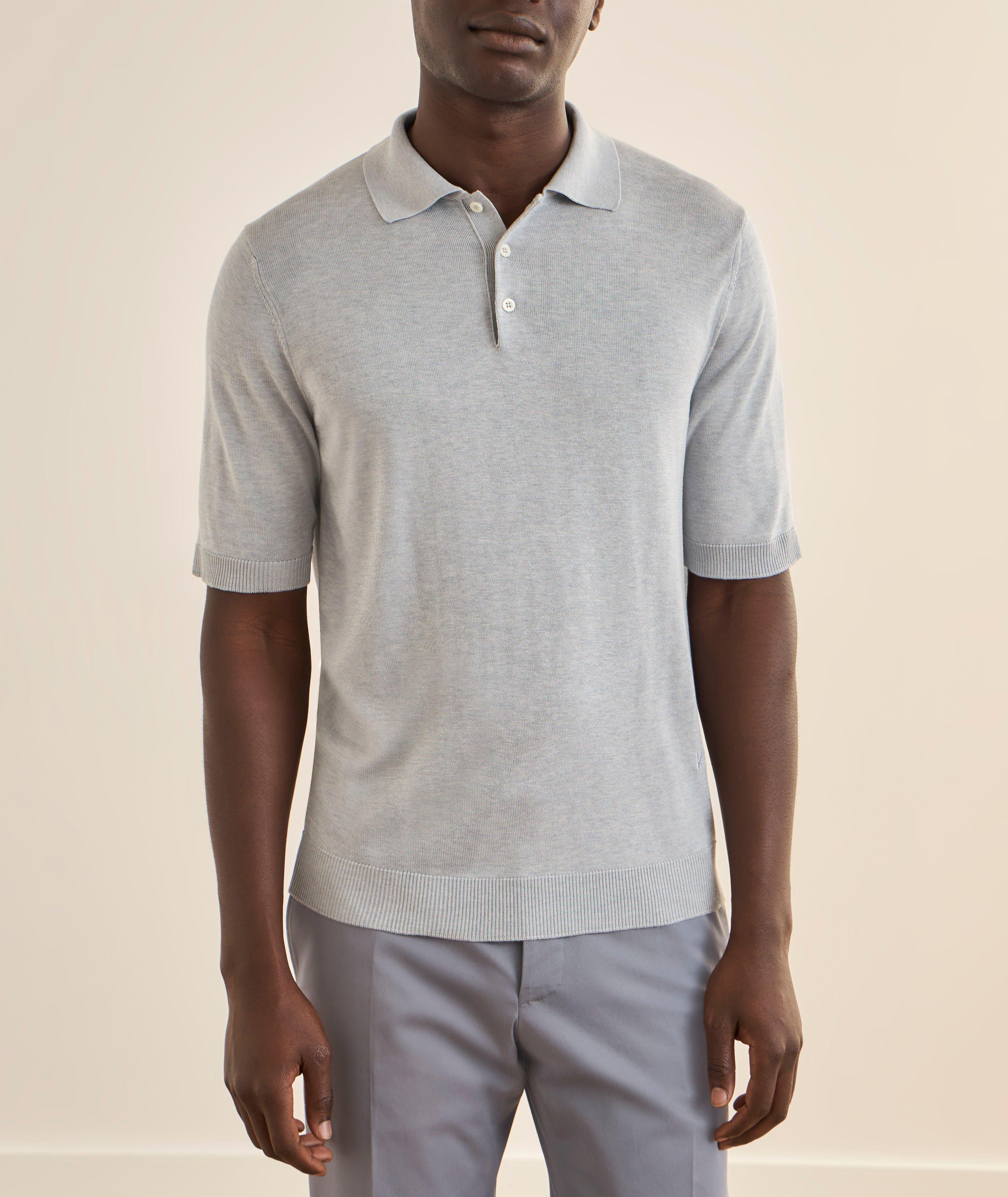 Silk Knitted Polo  image 1