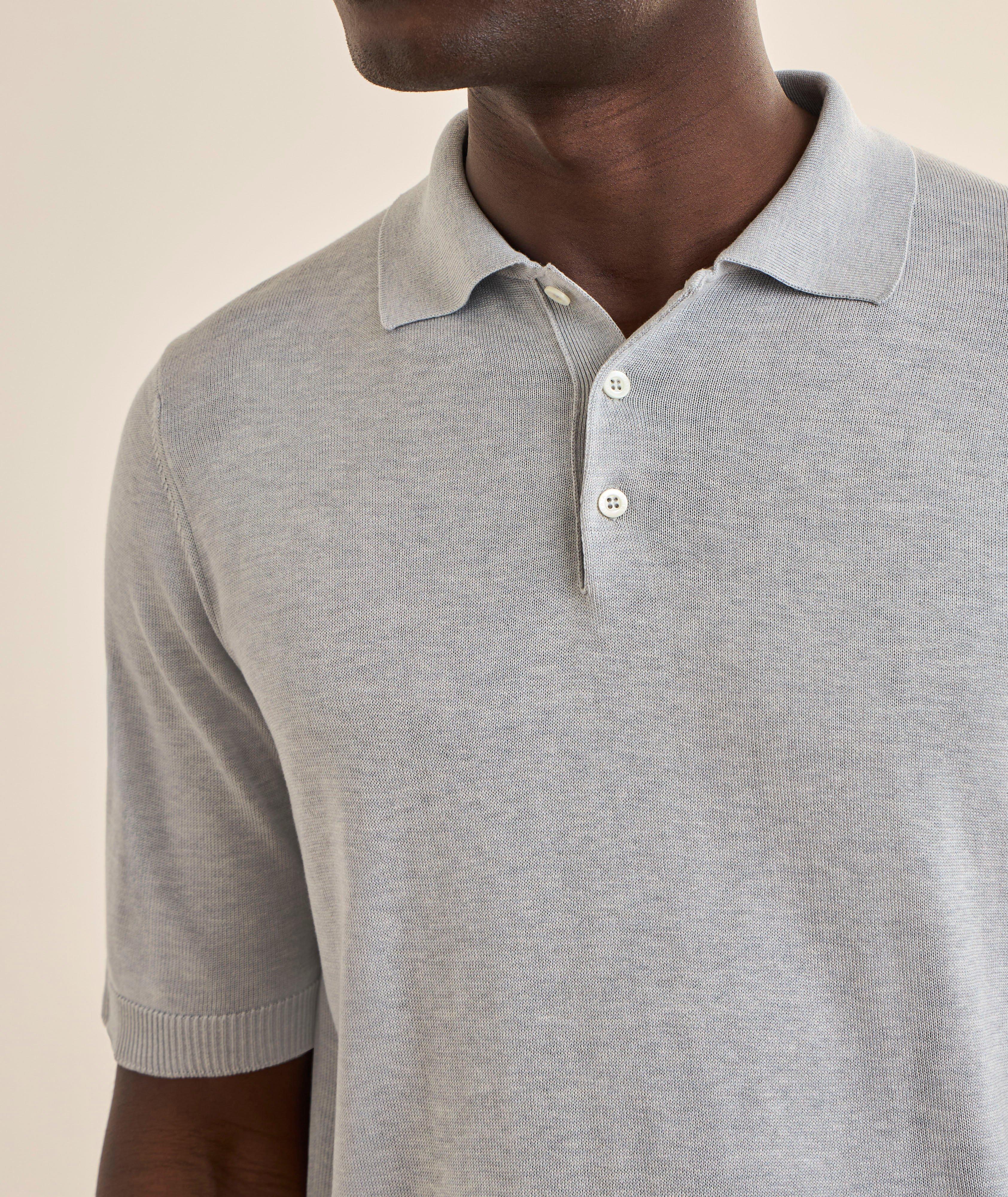 Silk Knitted Polo  image 3