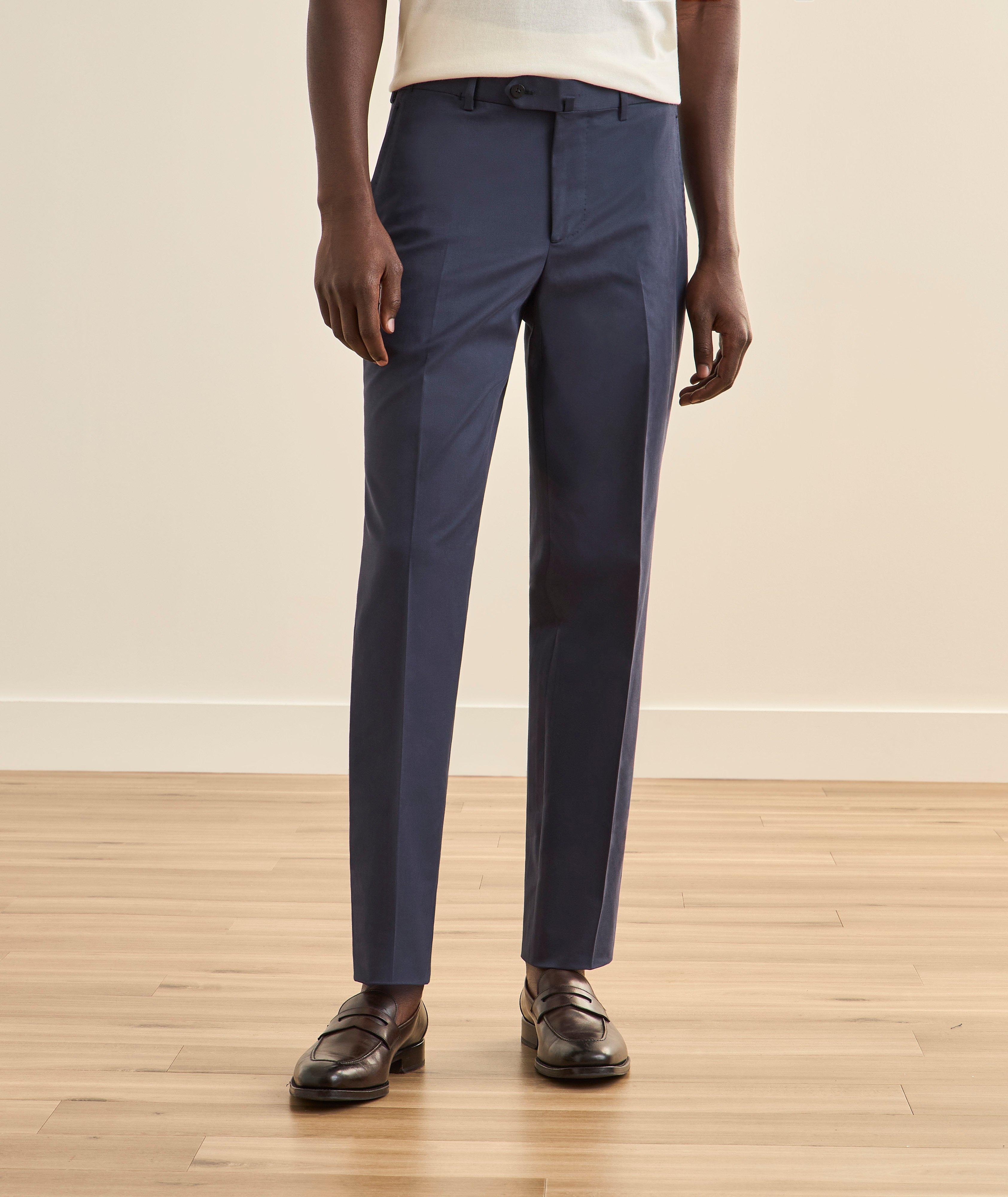 Cotton-Blend Dress Pants  image 1