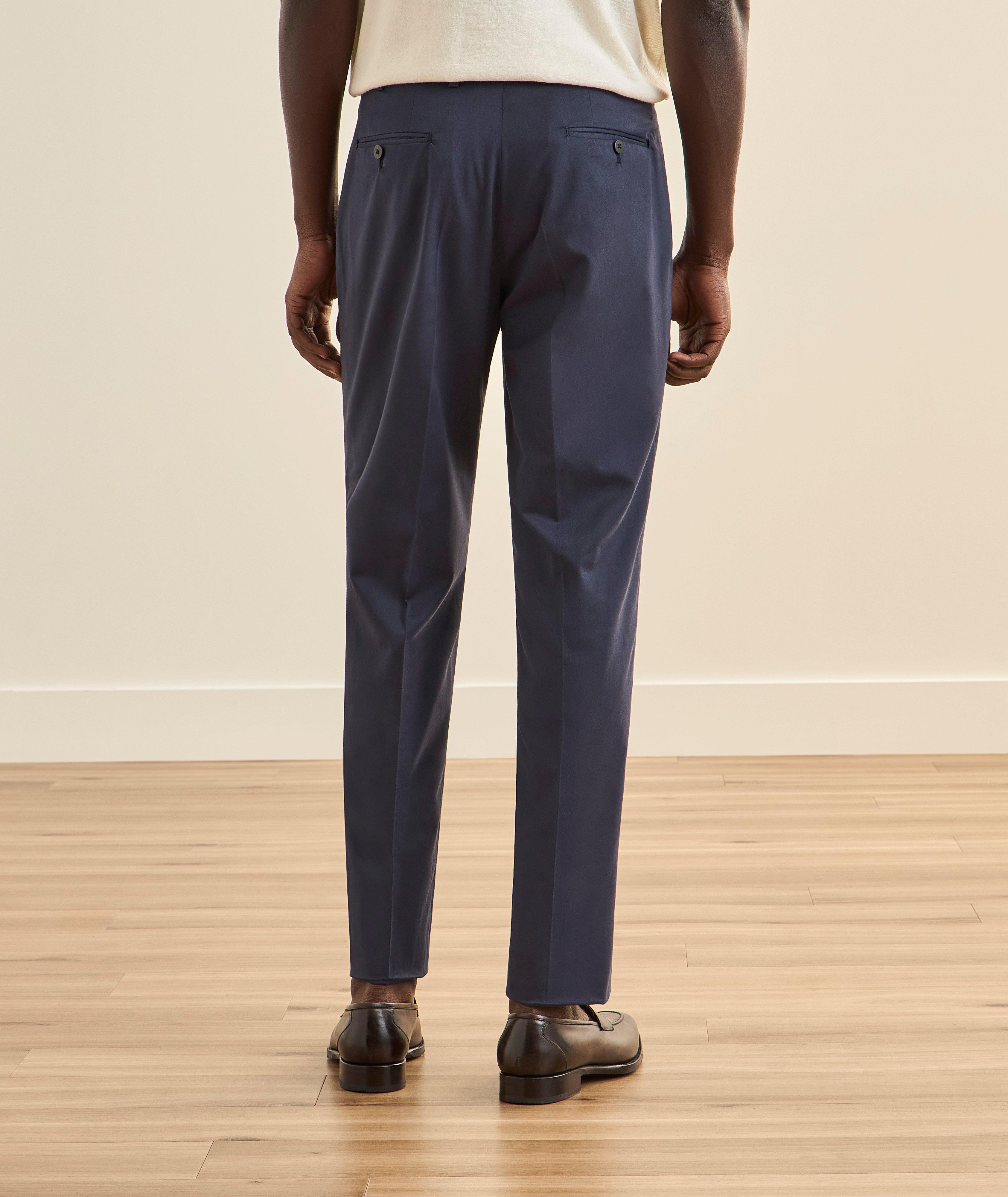 Cotton-Blend Dress Pants  image 2