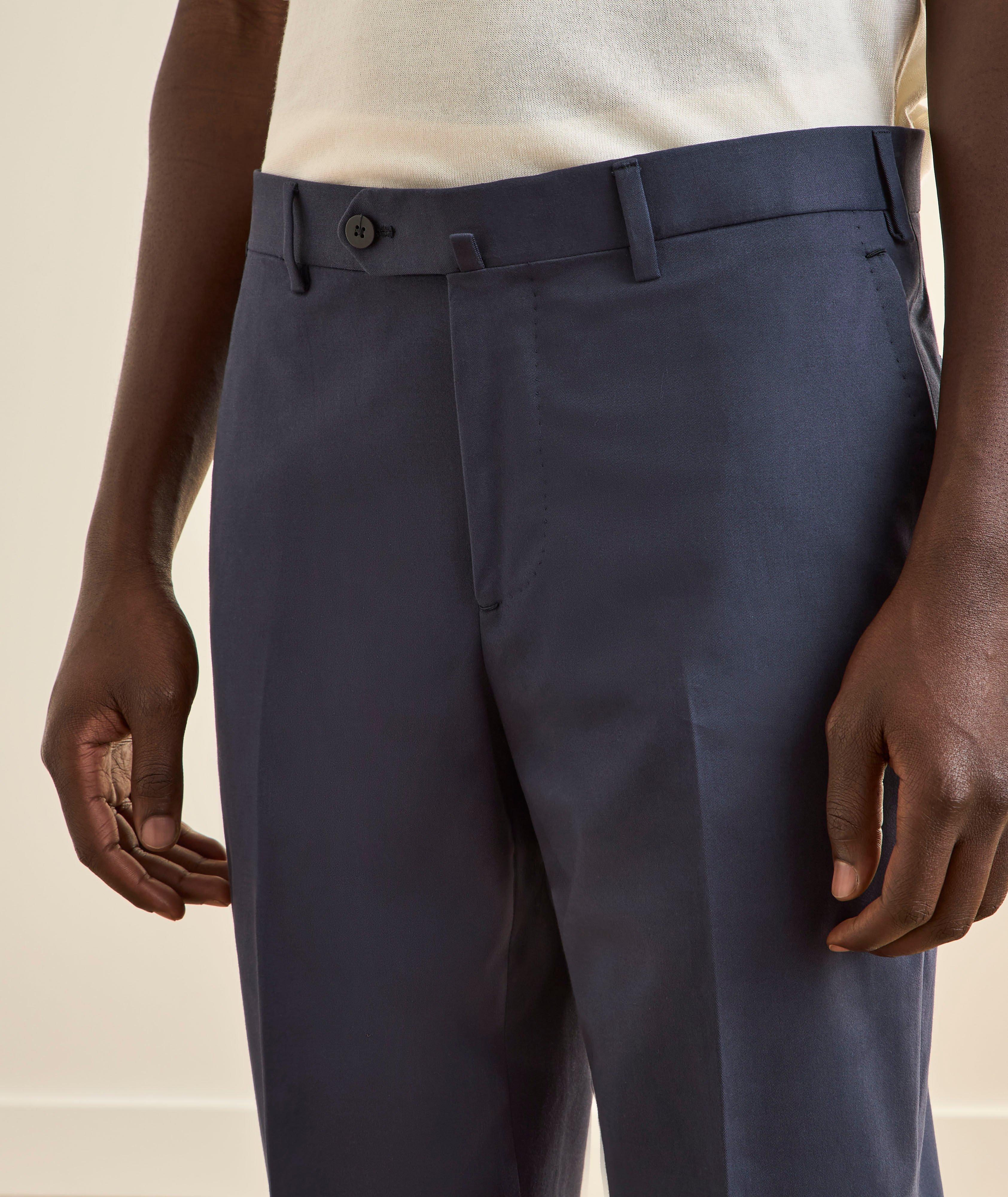 Cotton-Blend Dress Pants  image 3