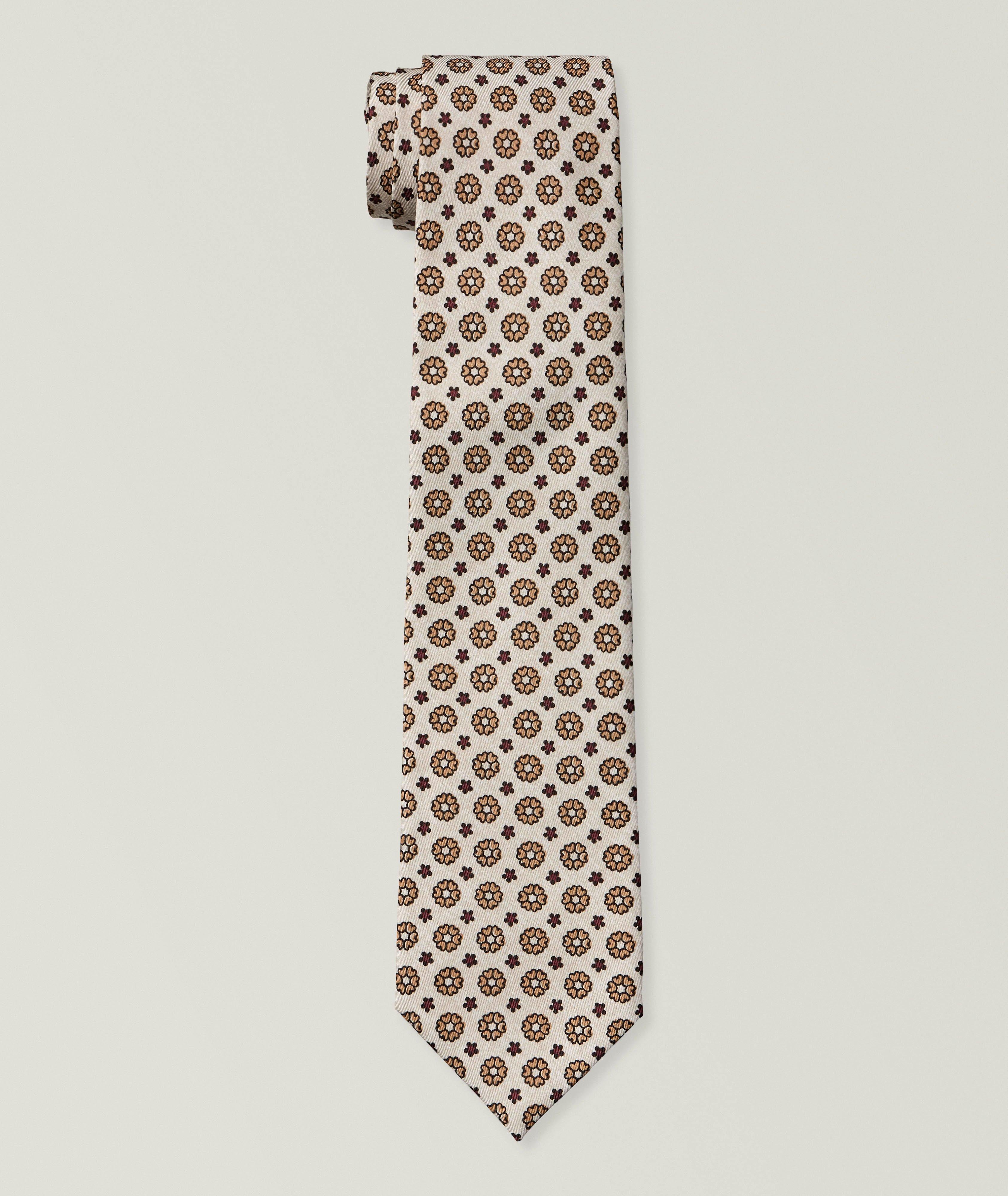 Floral Medallion Silk Tie image 0