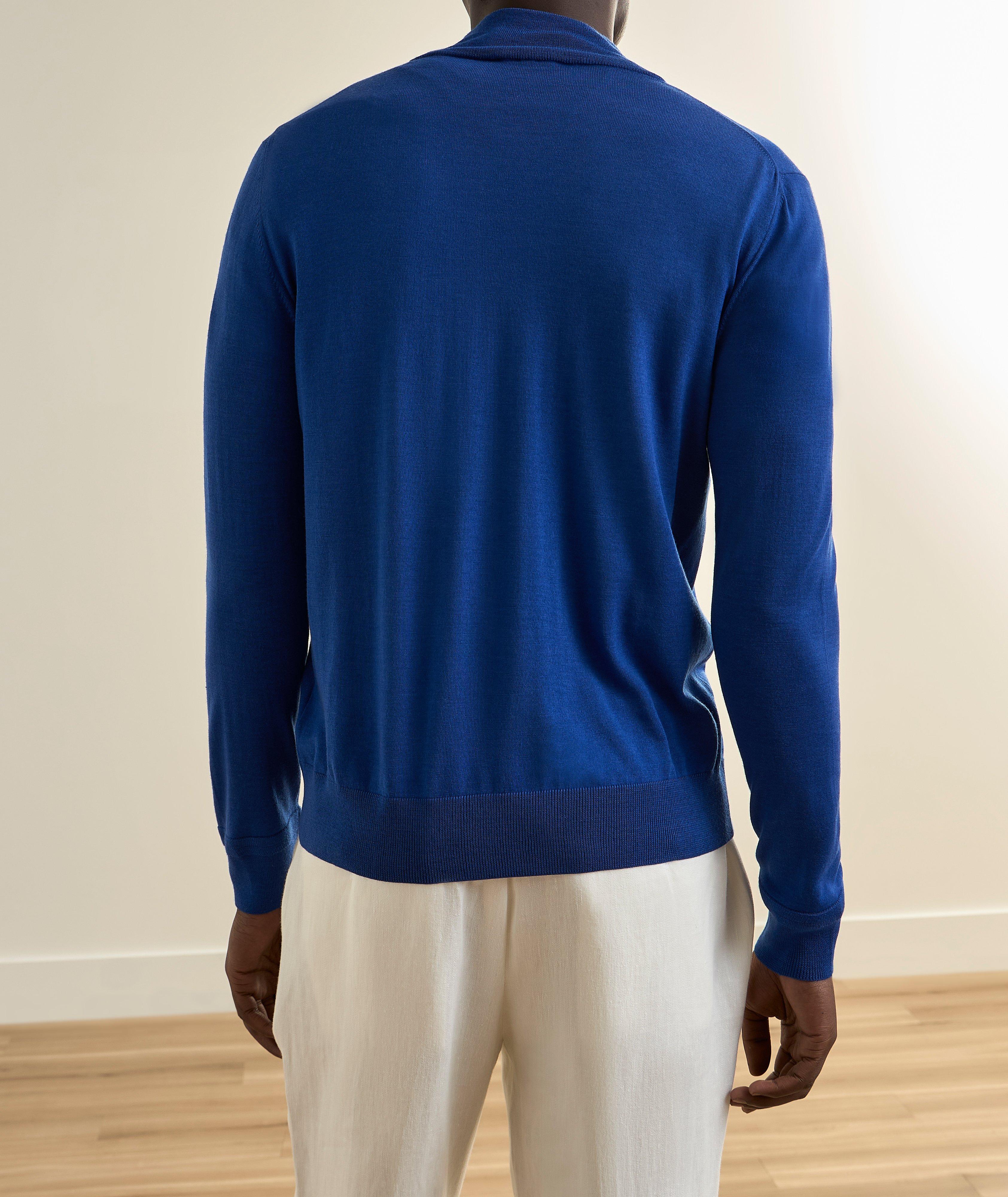 Merino Wool Full-Zip Cardigan  image 2