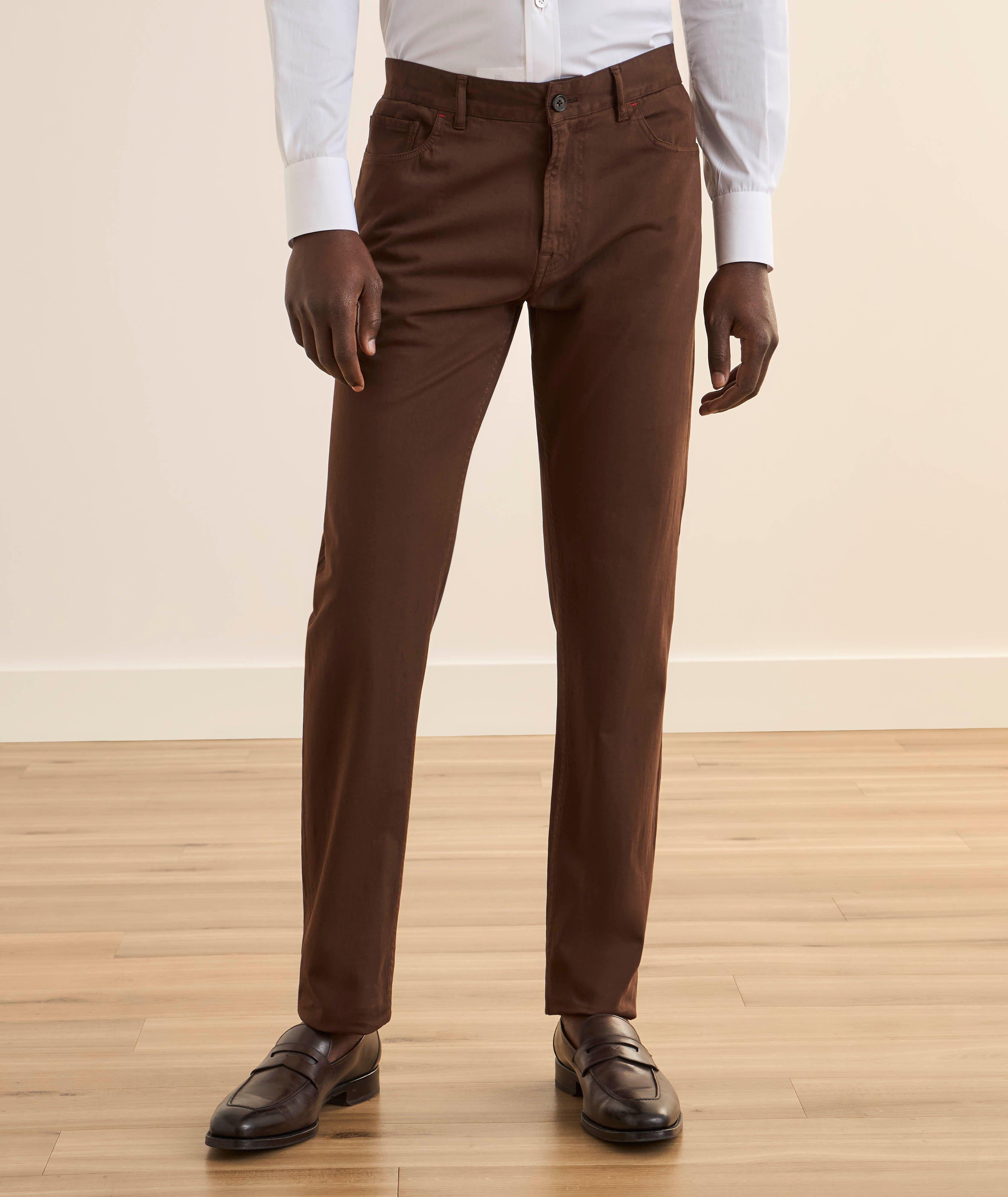 Slim Straight Five-Pocket Pants image 1