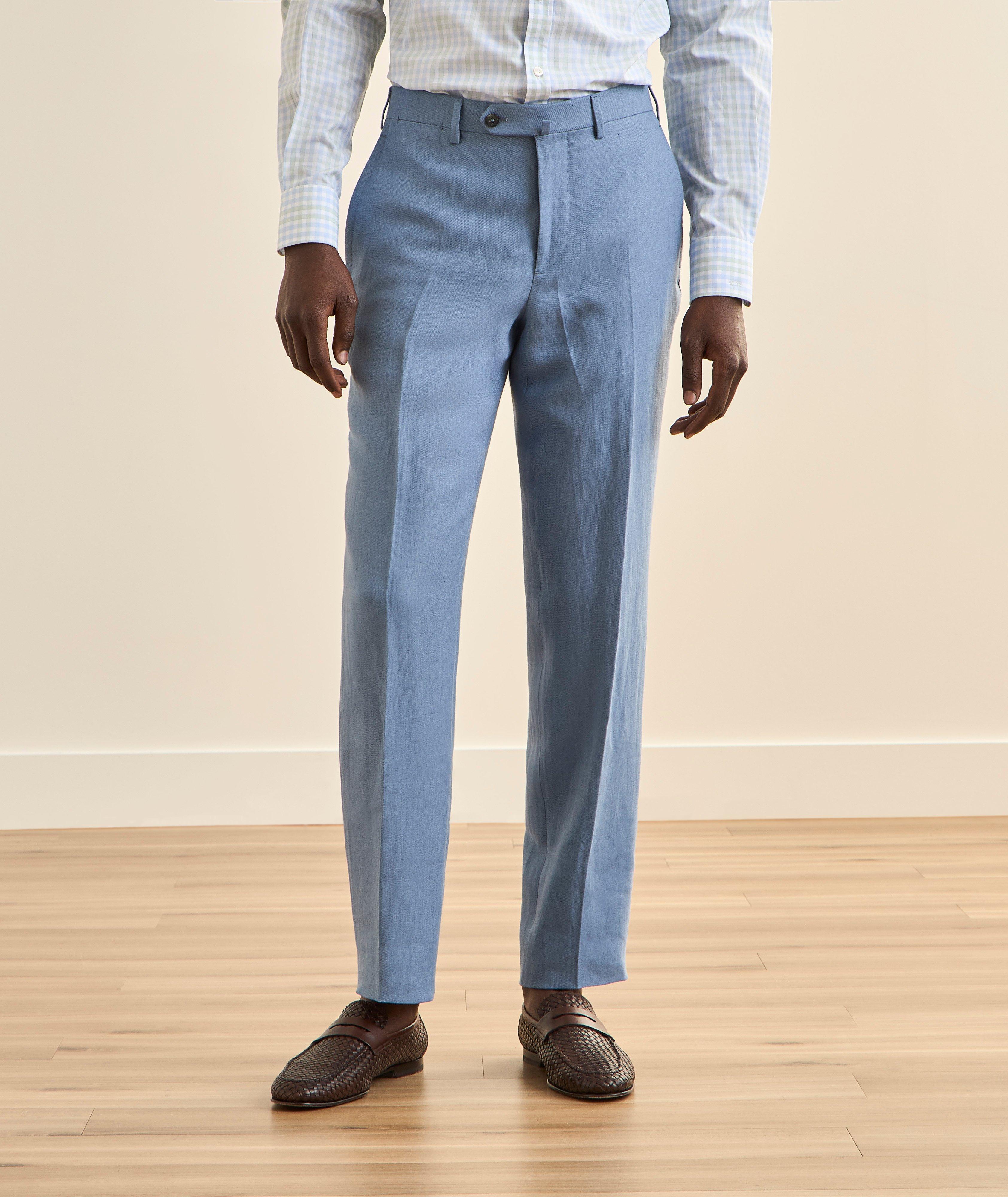 Pantalon complet lin fuselée image 2