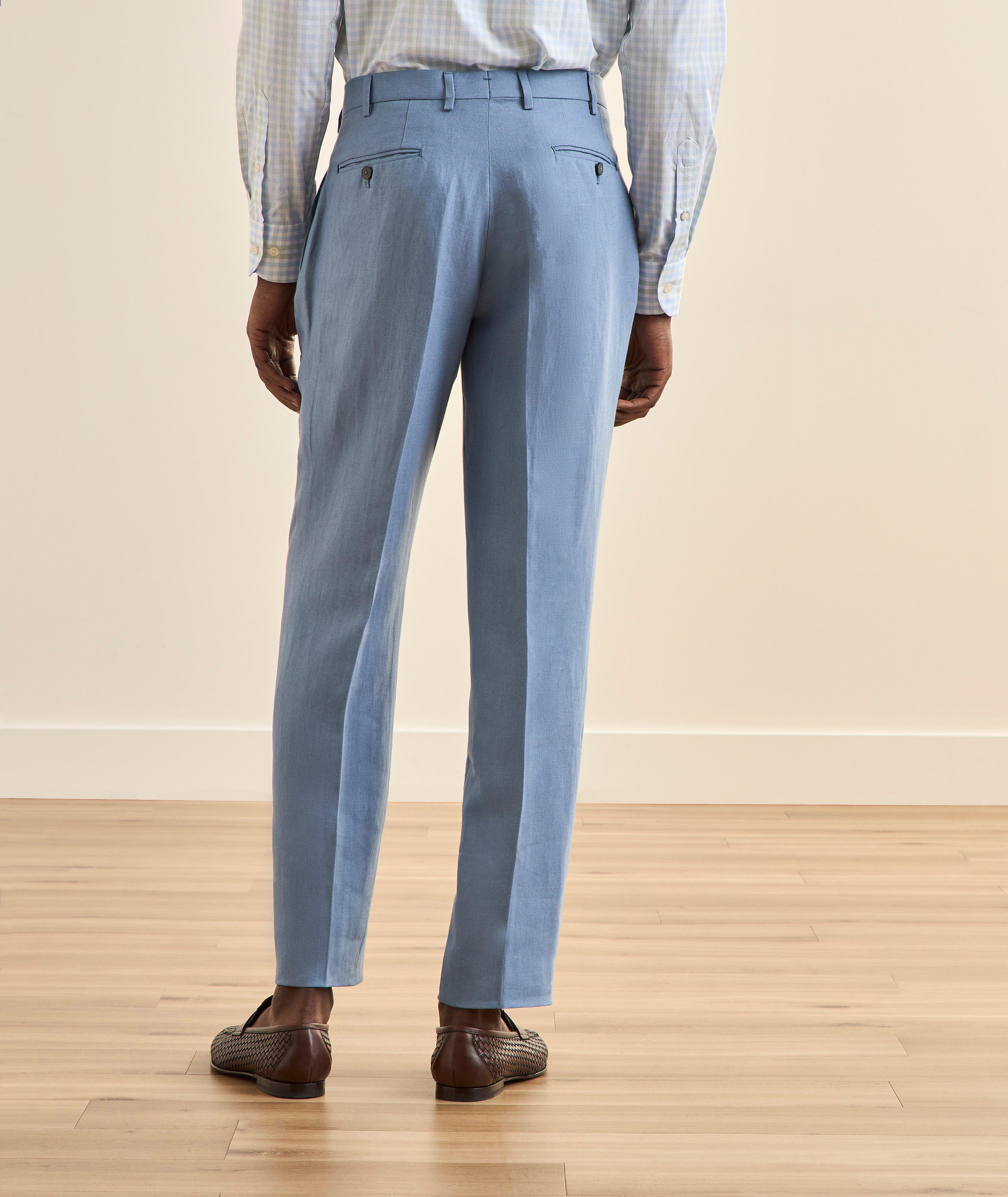Pantalon complet lin fuselée image 3