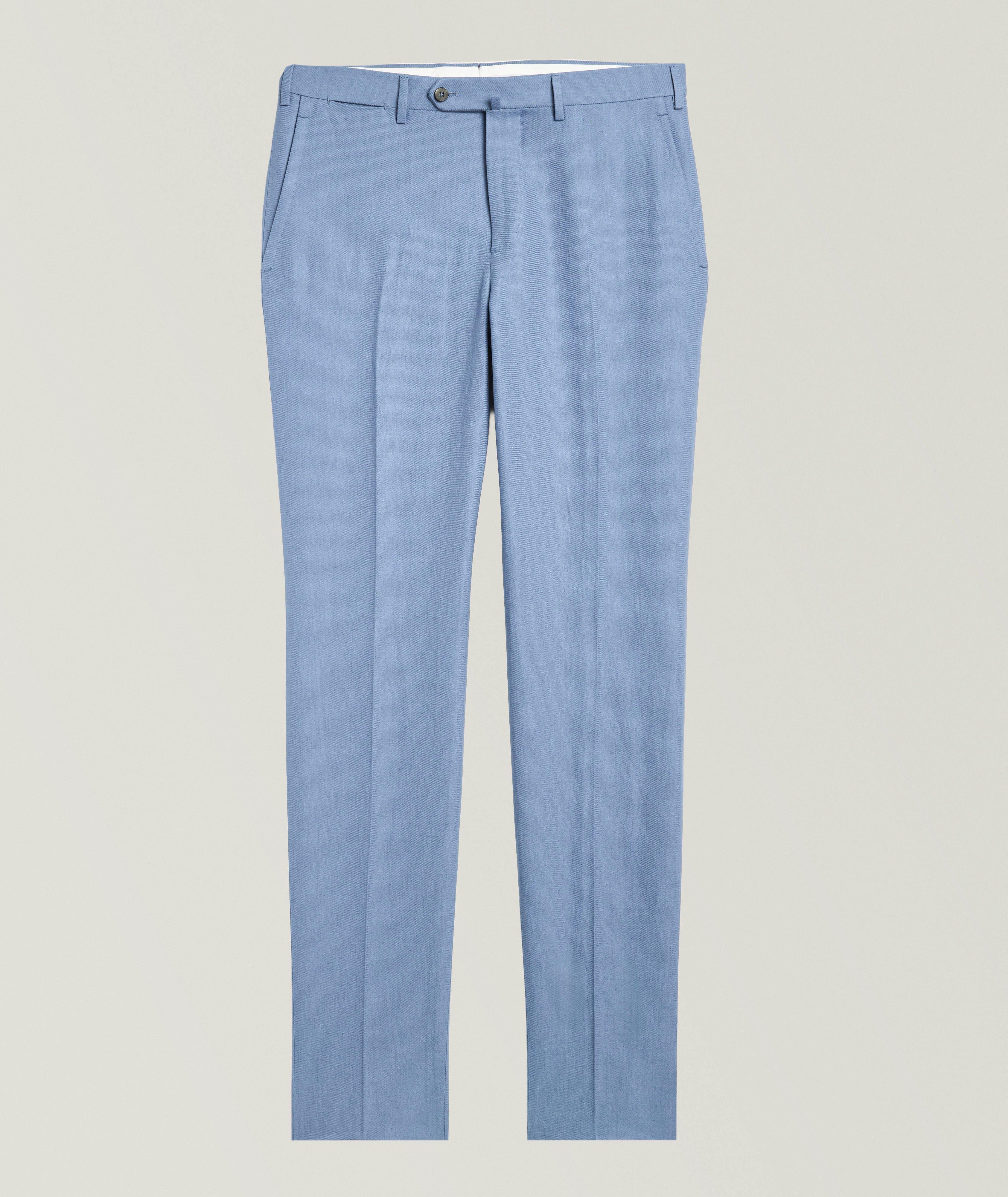 Pantalon complet lin fuselée image 0