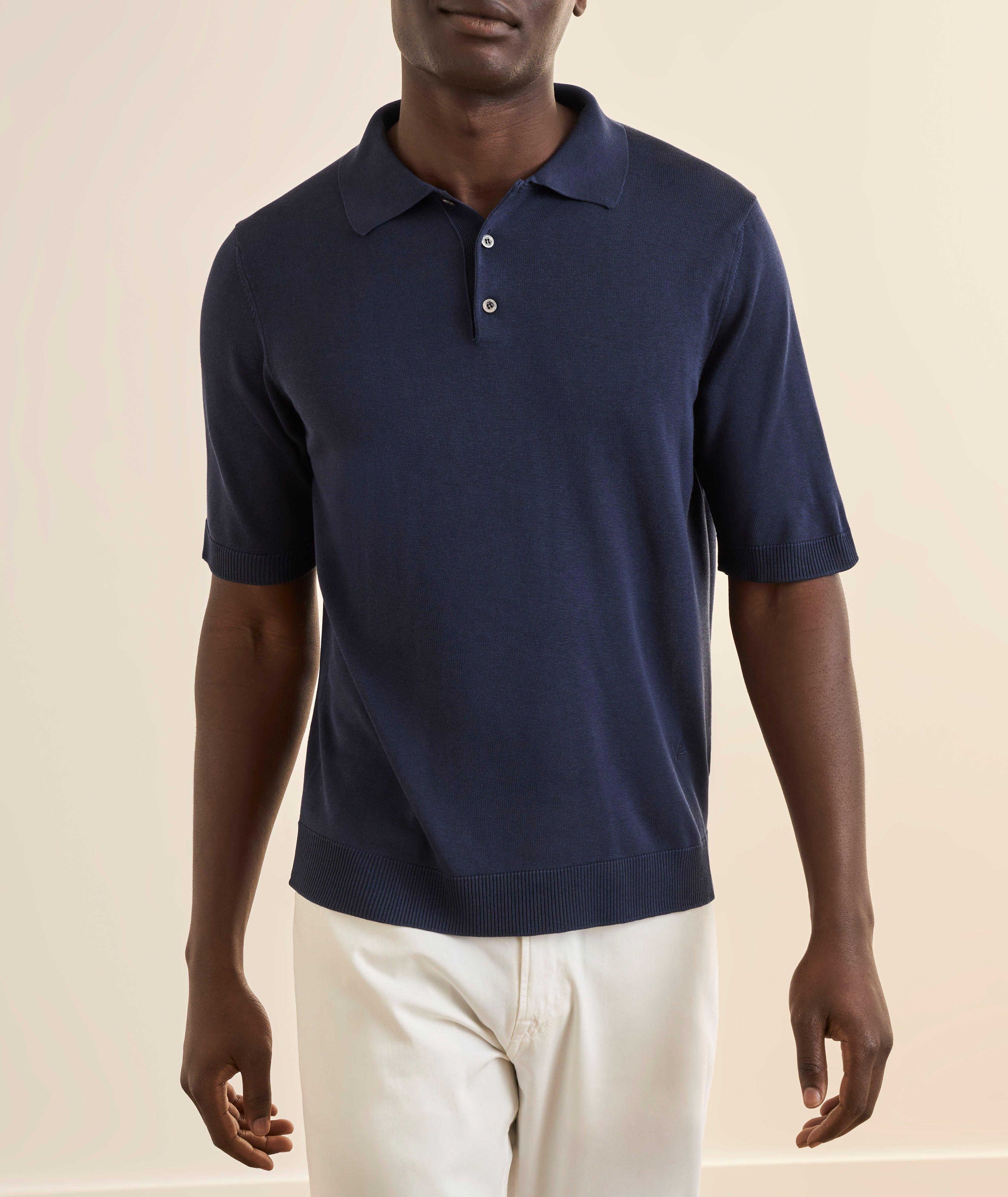 Polo soie tricoté image 1