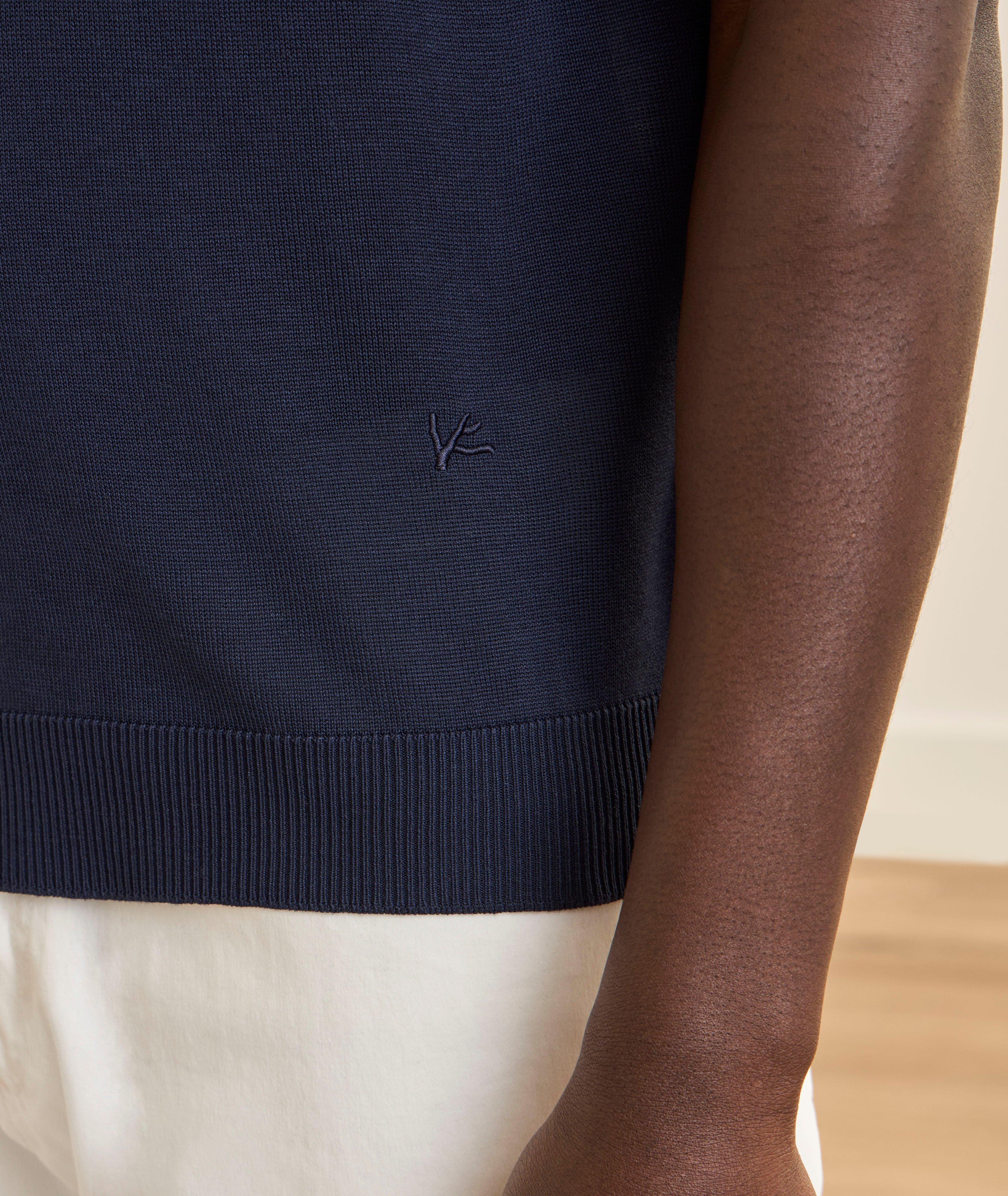 Polo soie tricoté image 3