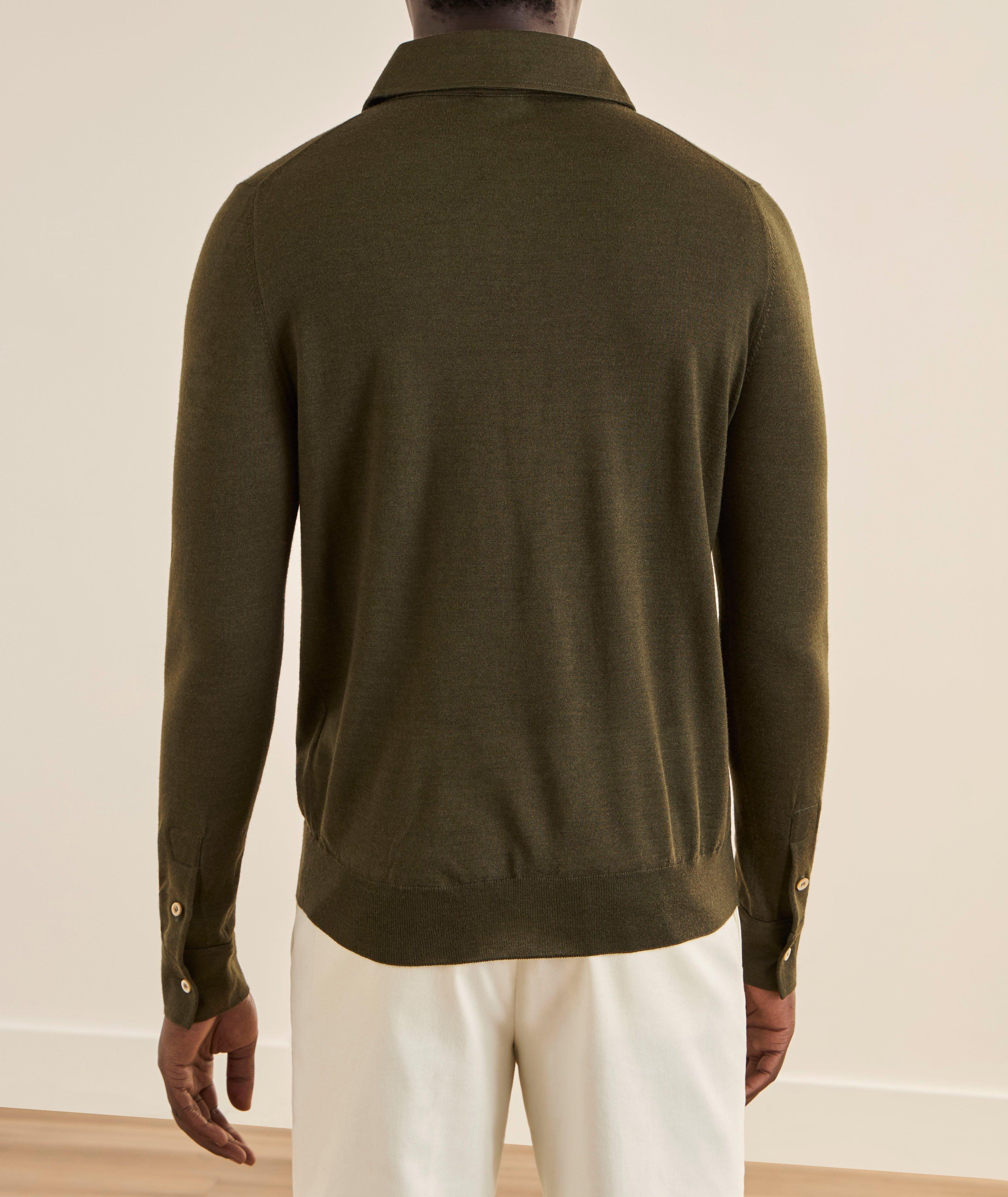 Cashmere-Silk Polo Shirt image 2