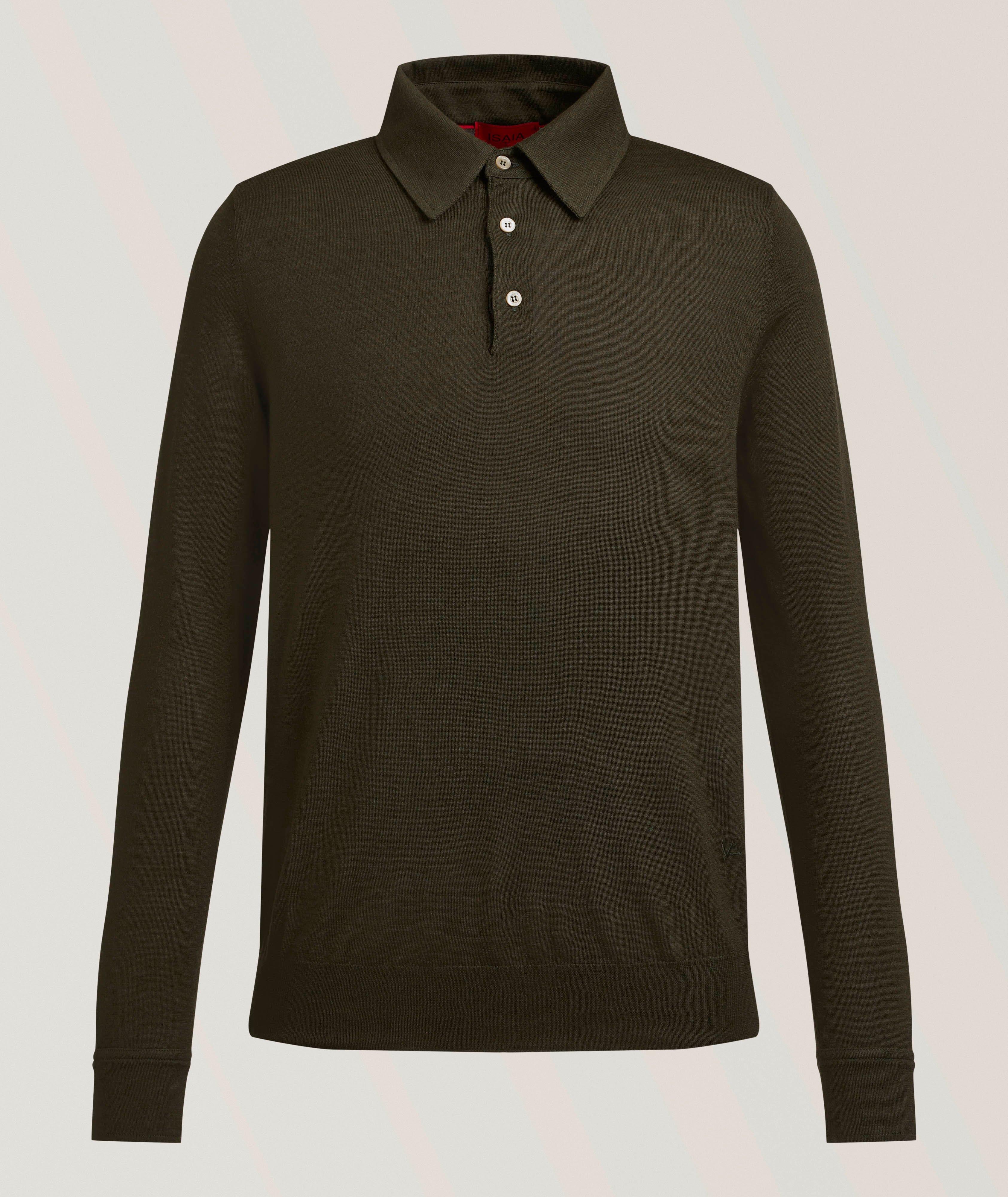 Cashmere-Silk Polo Shirt image 0