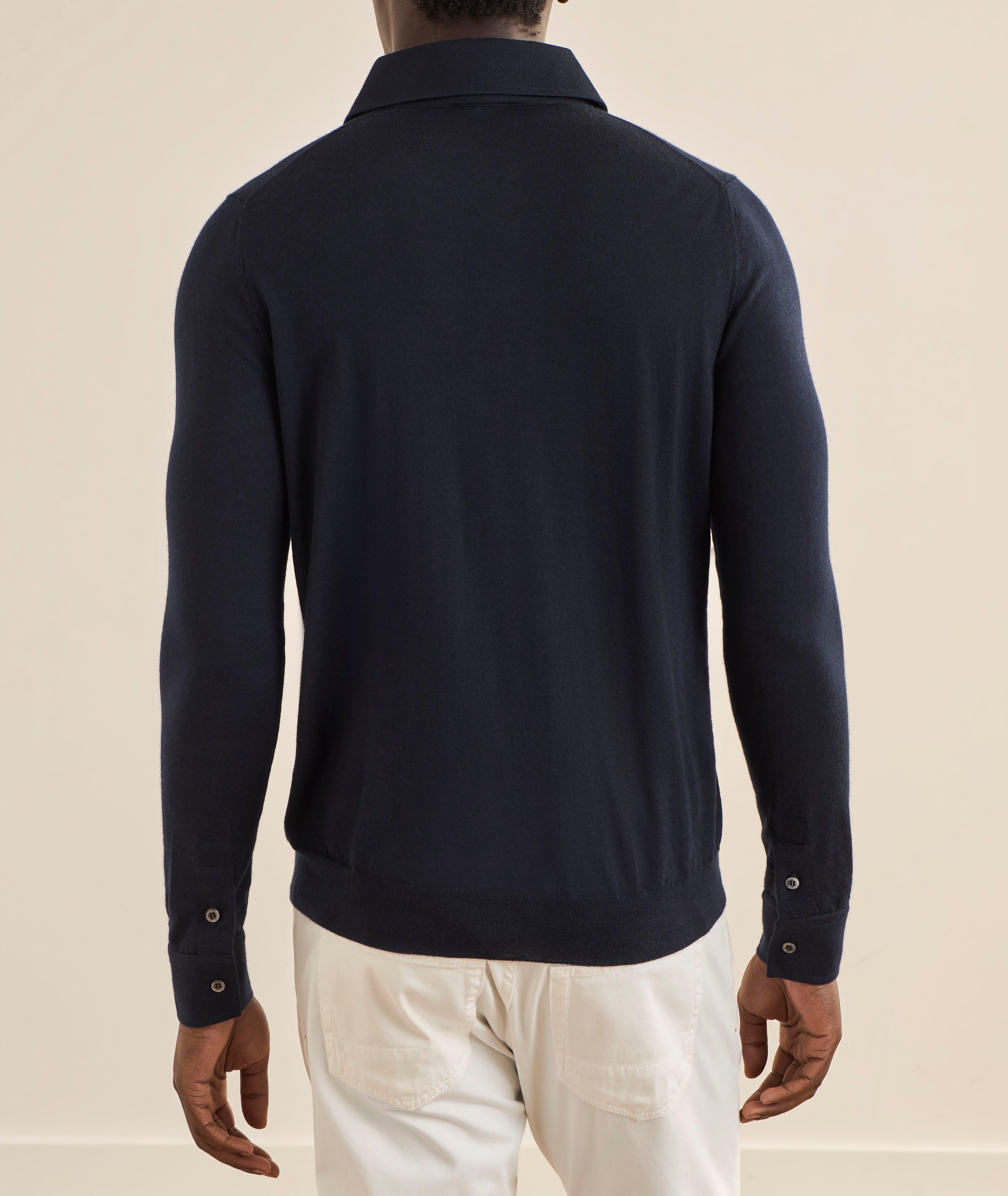 Cashmere-Silk Polo Shirt image 2